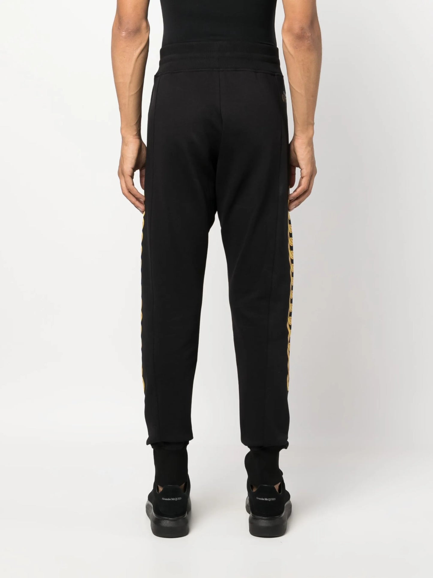 chain-print track pants