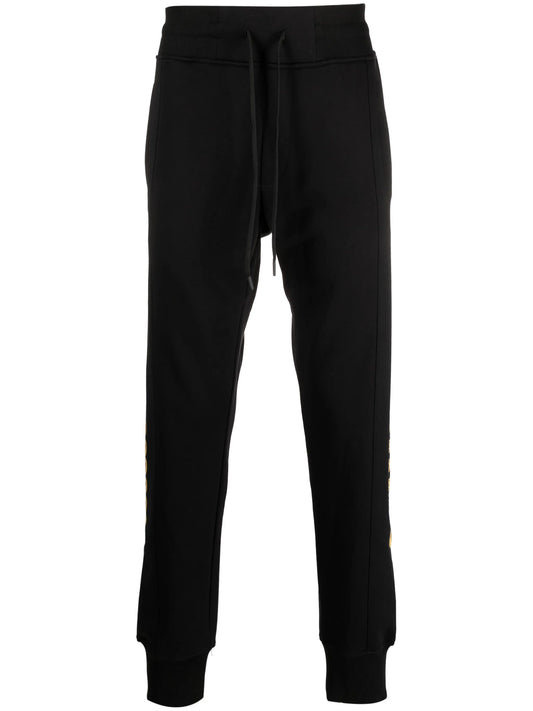 chain-print track pants