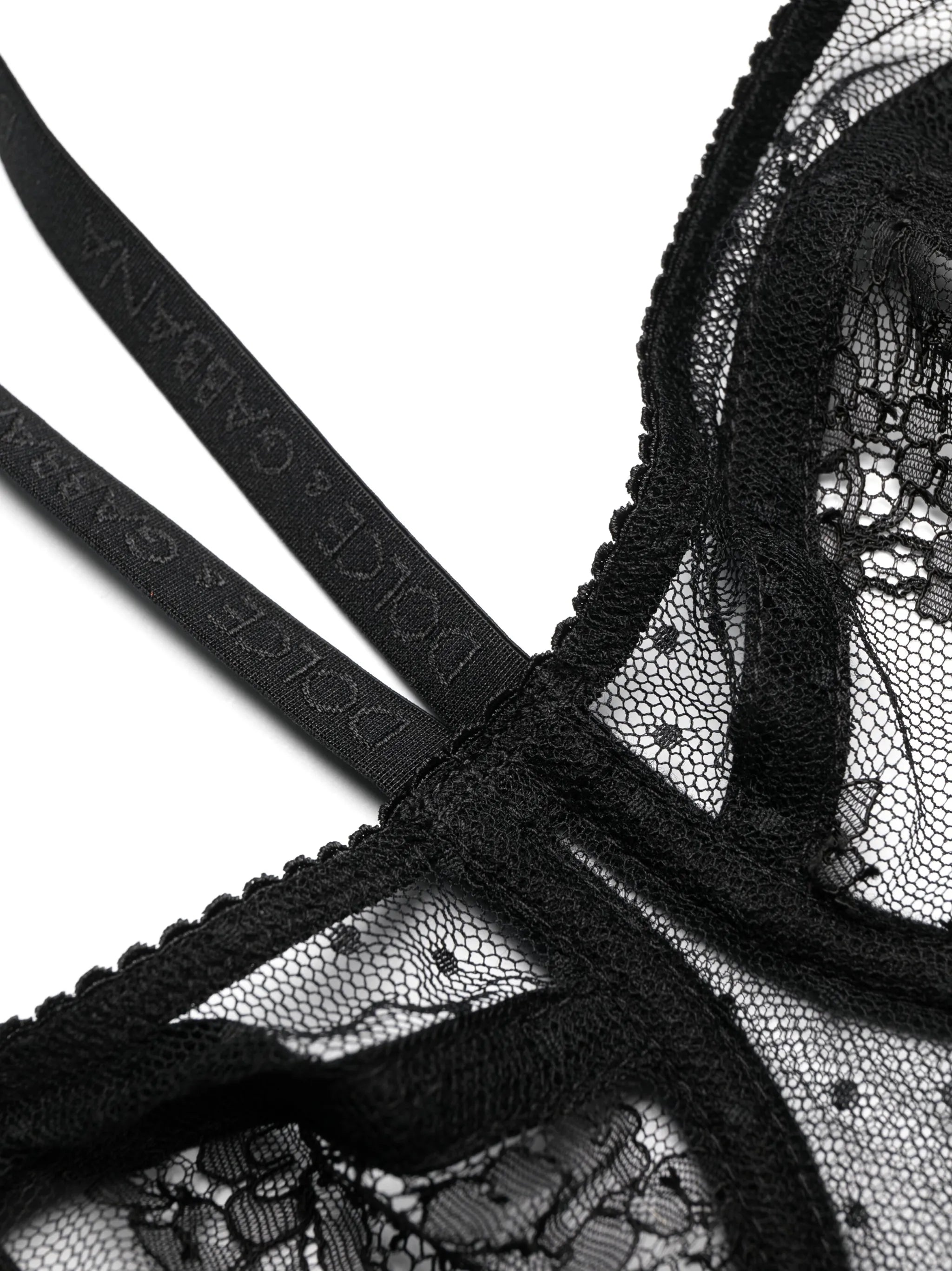 semi-sheered balconette bra