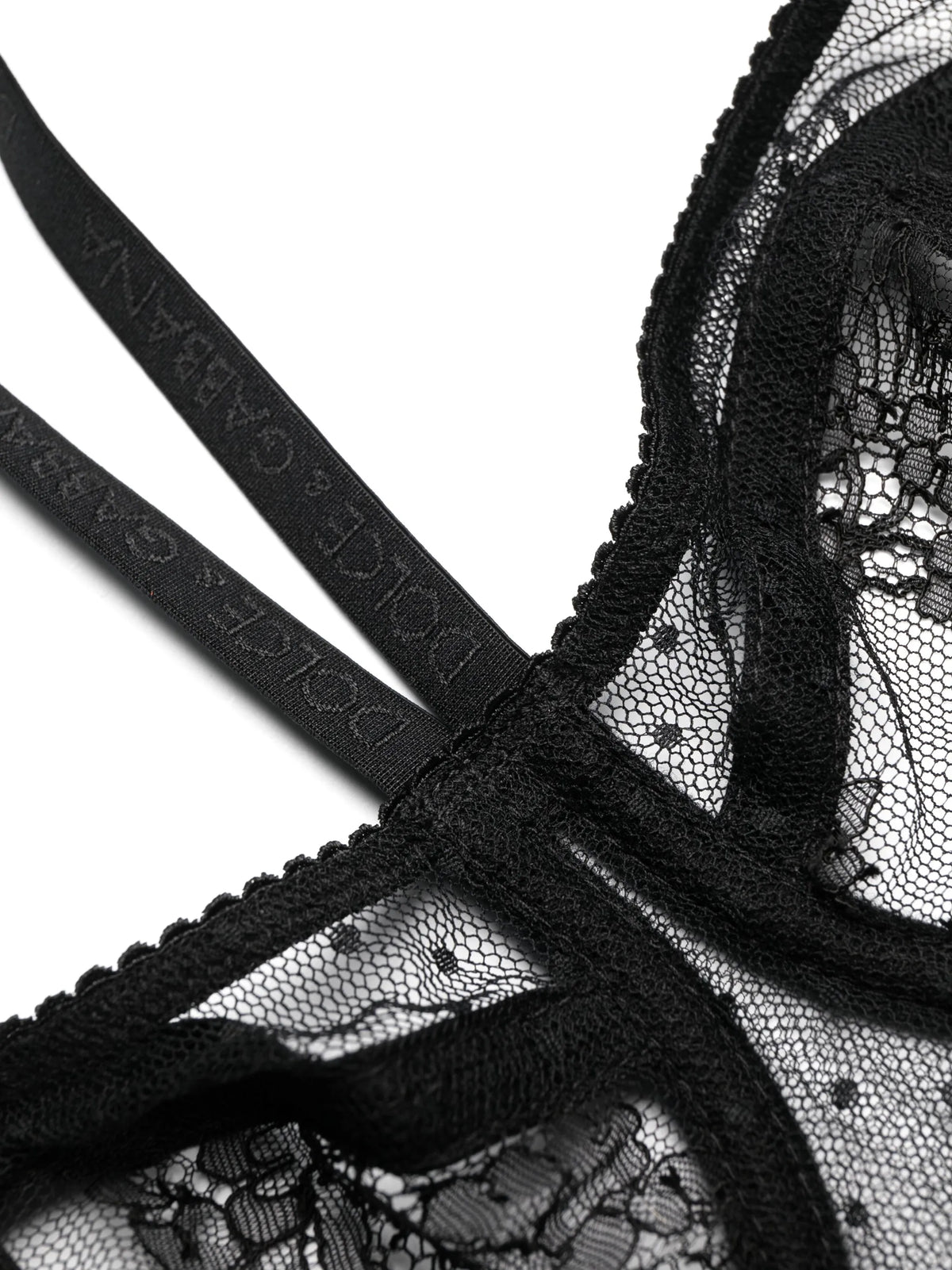 semi-sheered balconette bra