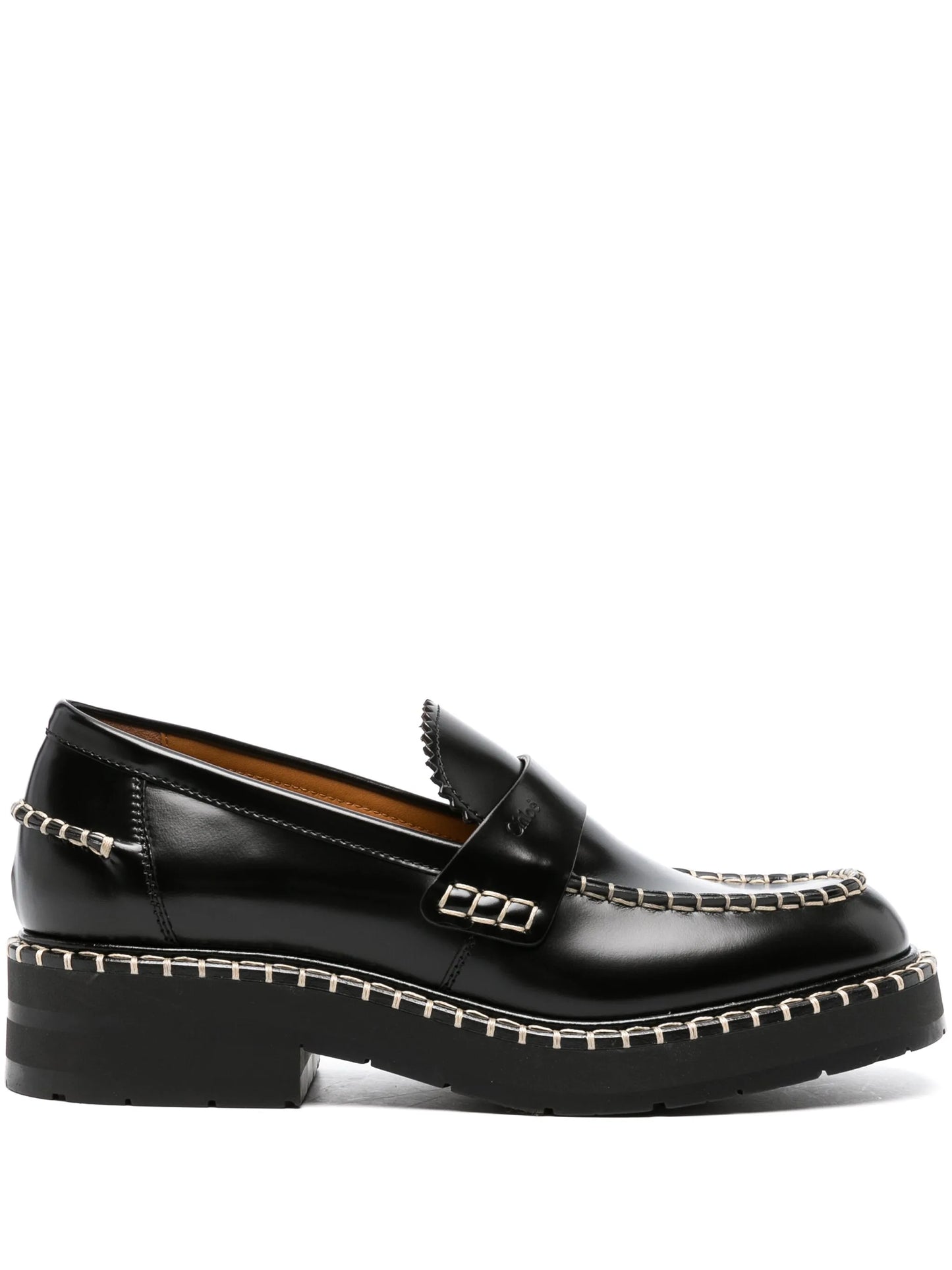 Noua leather flat-loafer
