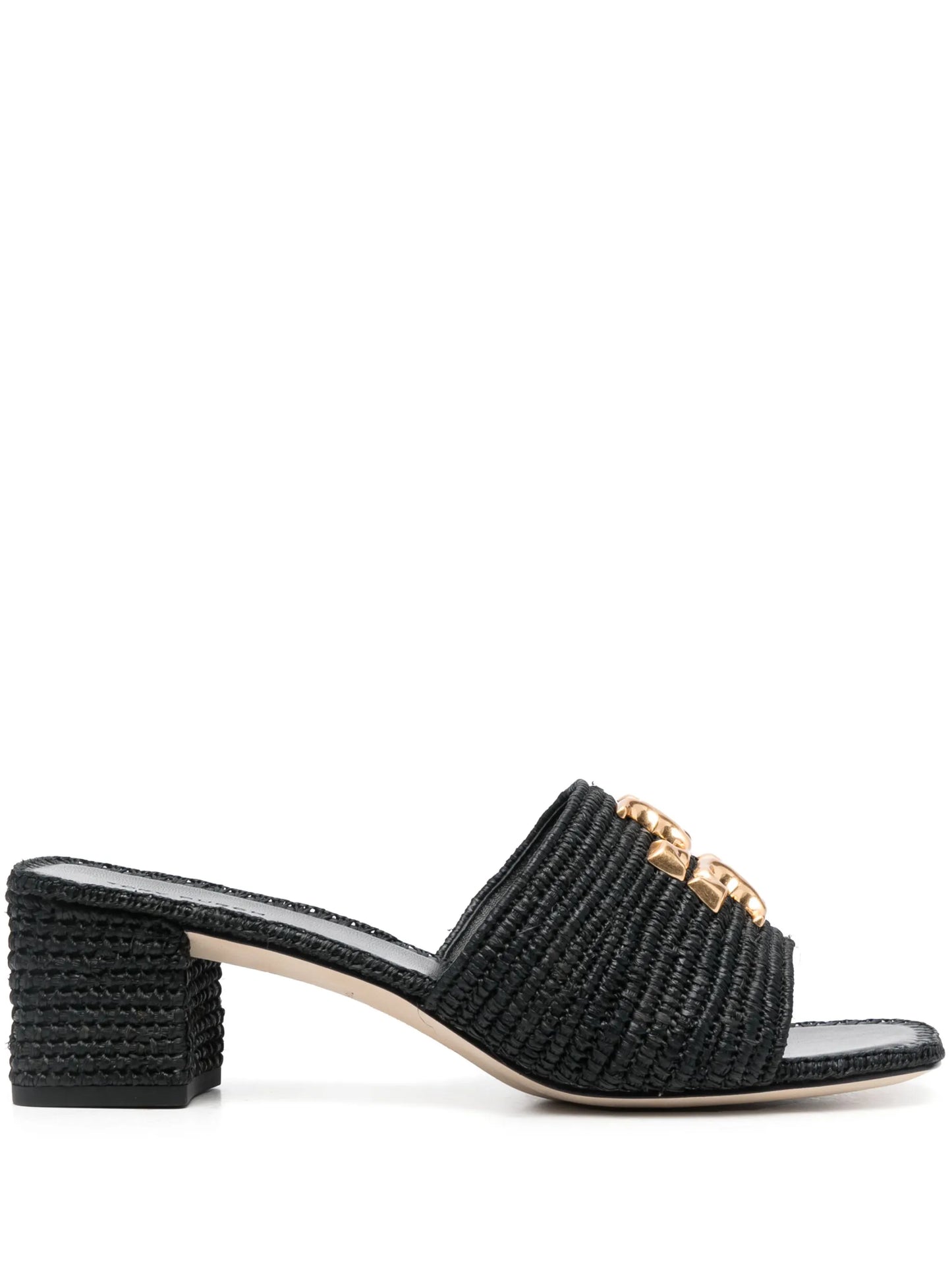 60mm Eleanor raffia sandals