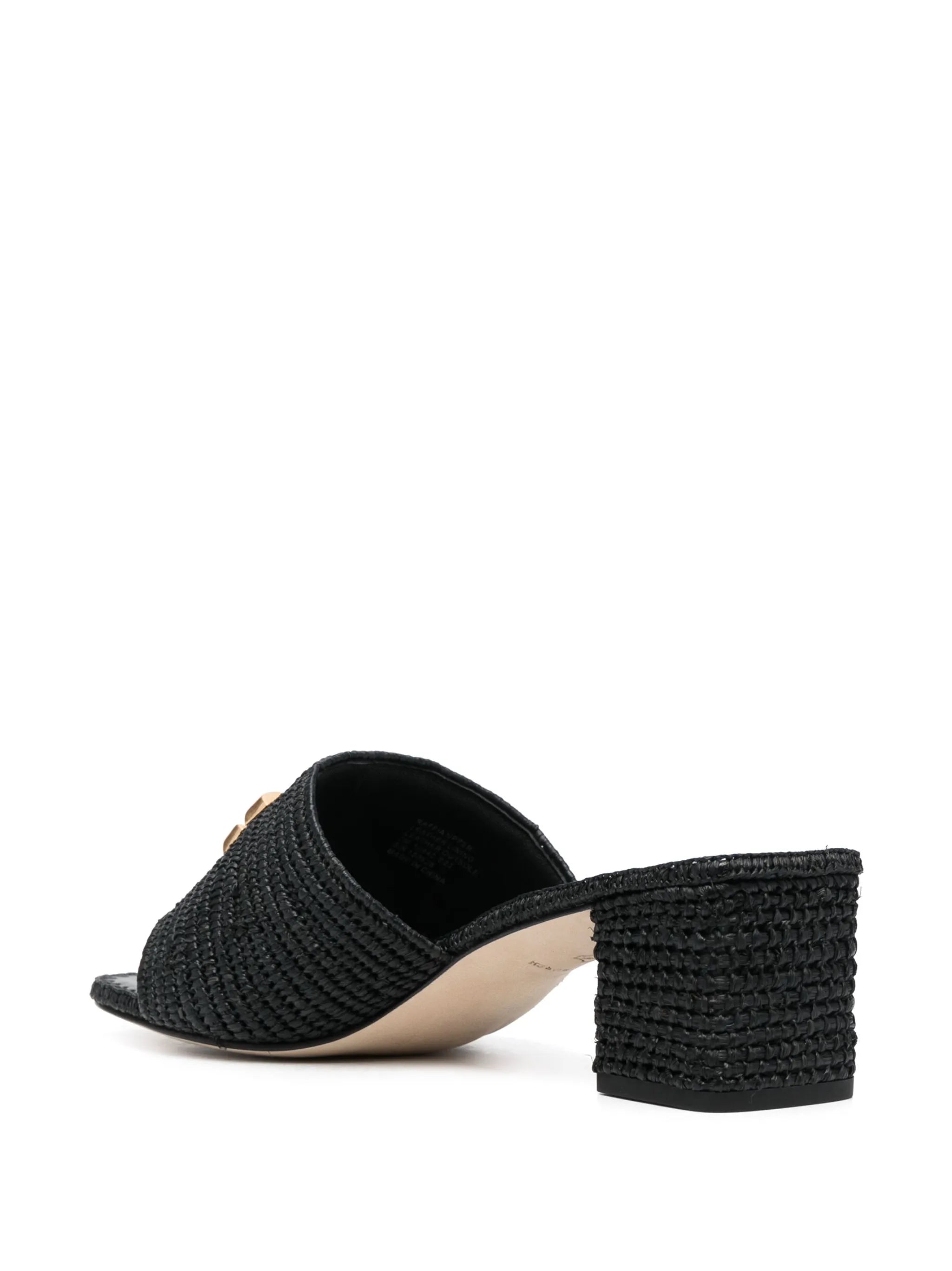 60mm Eleanor raffia sandals