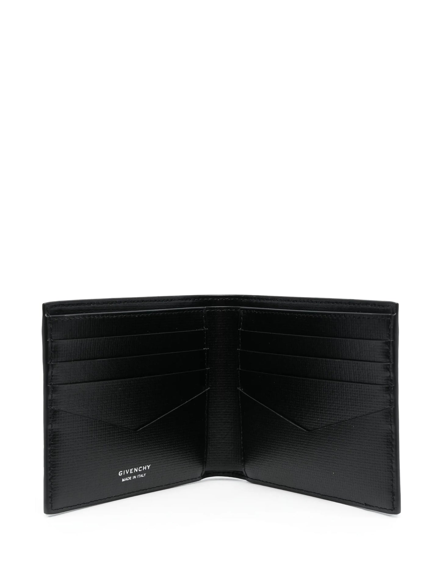 logo-stamp leather wallet