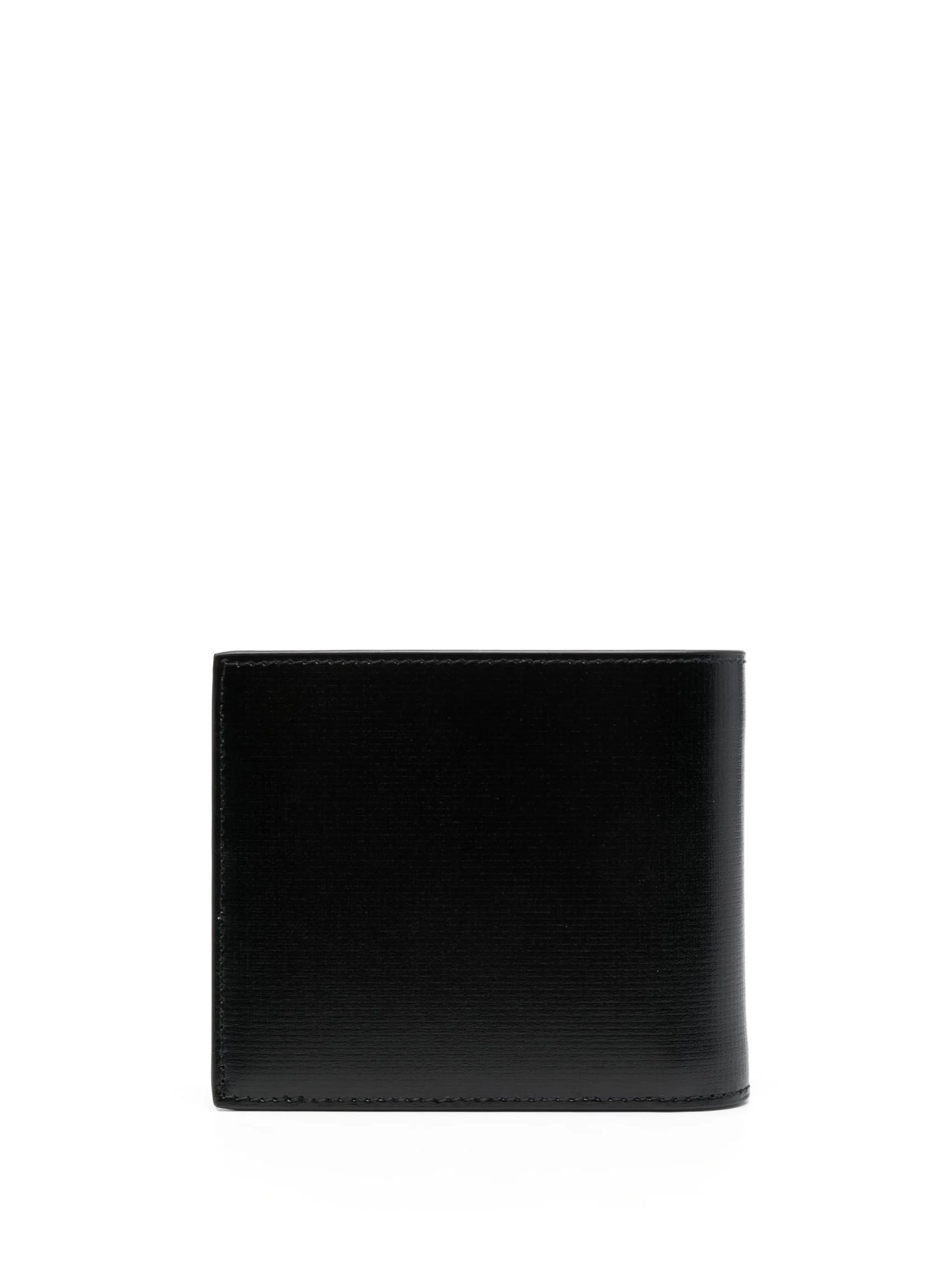 logo-stamp leather wallet