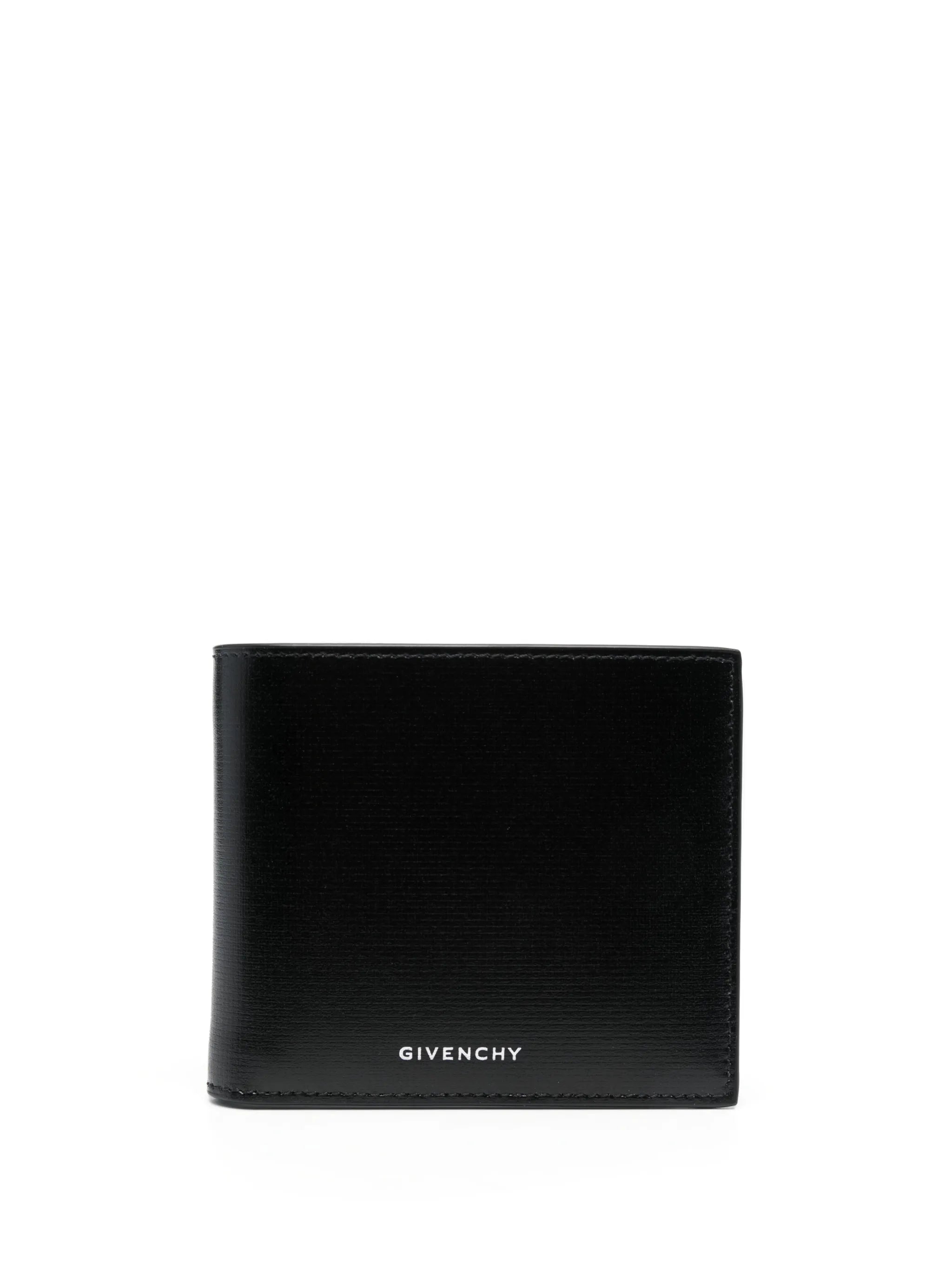 logo-stamp leather wallet