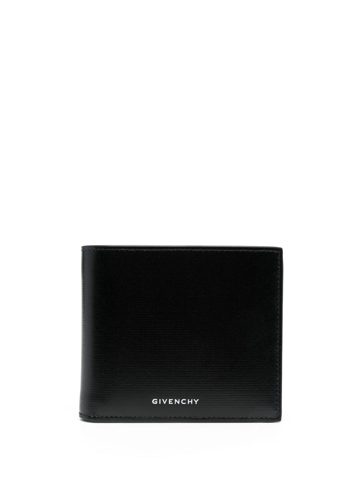 logo-stamp leather wallet