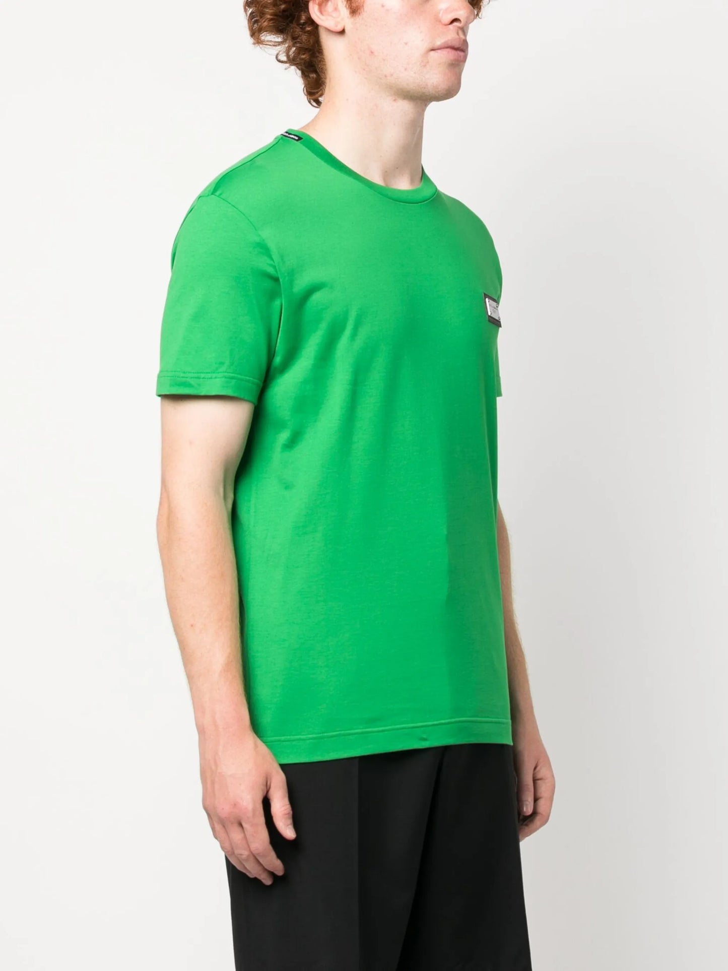 logo-plaque cotton T-shirt