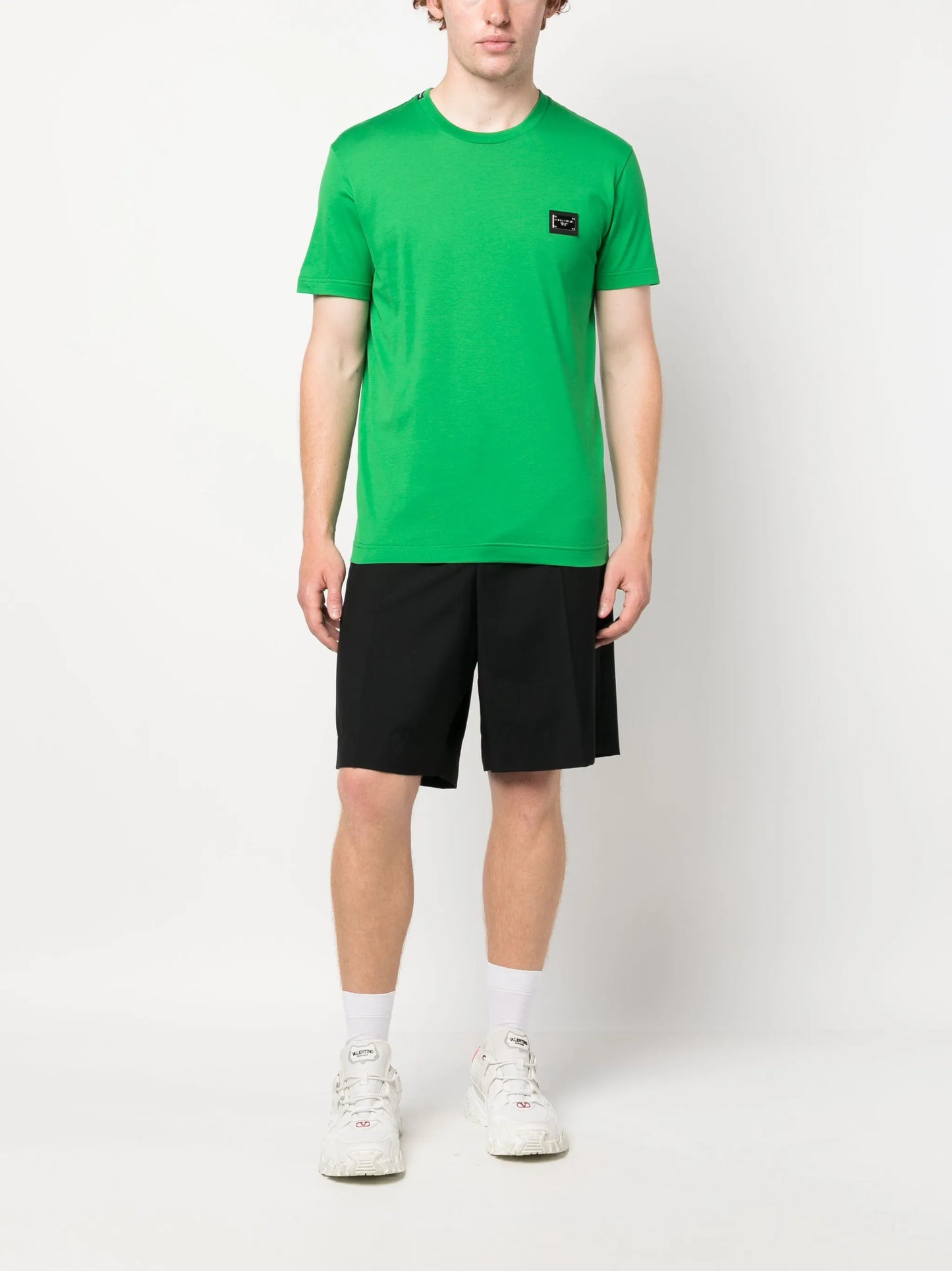 logo-plaque cotton T-shirt
