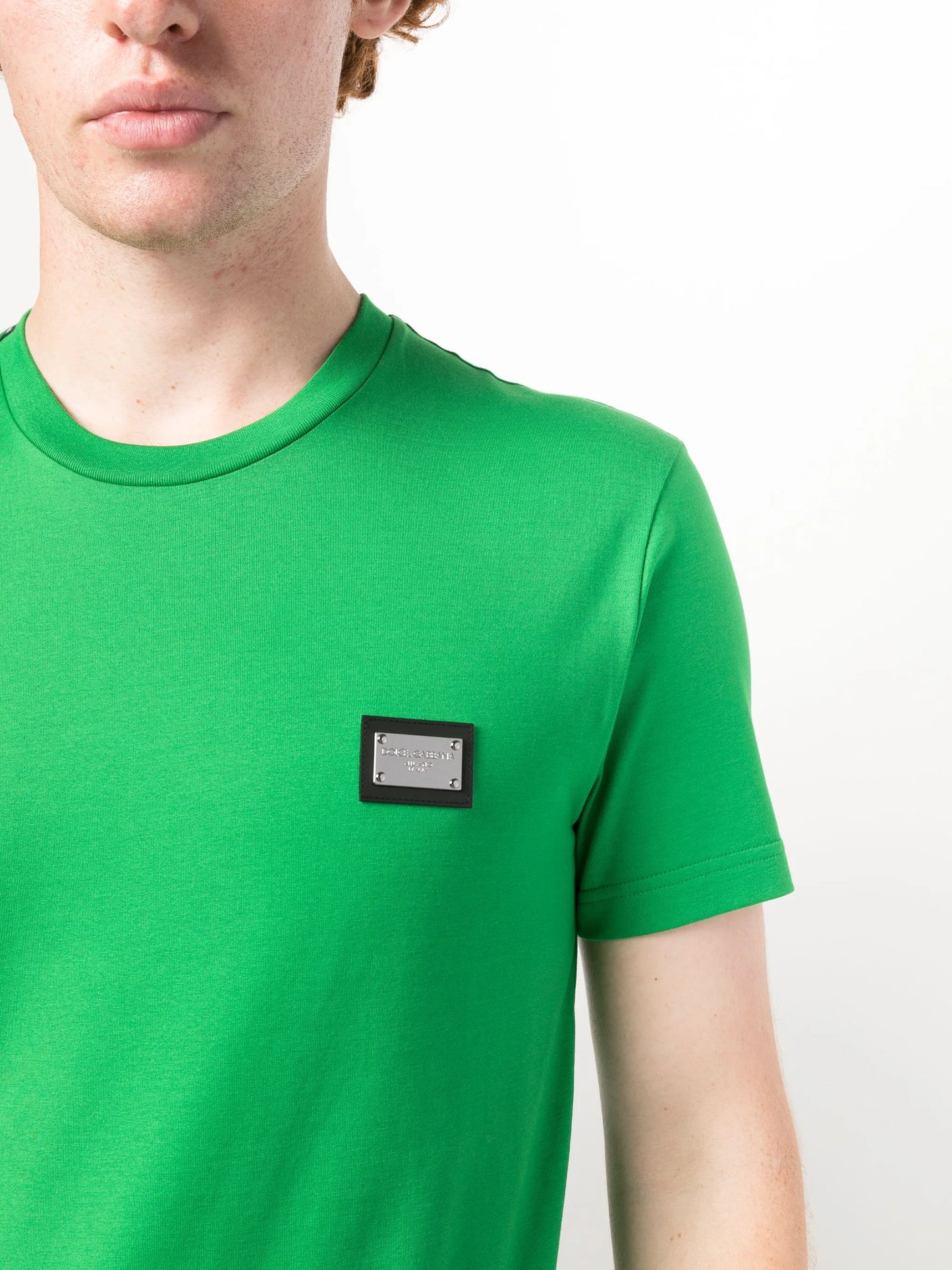 logo-plaque cotton T-shirt