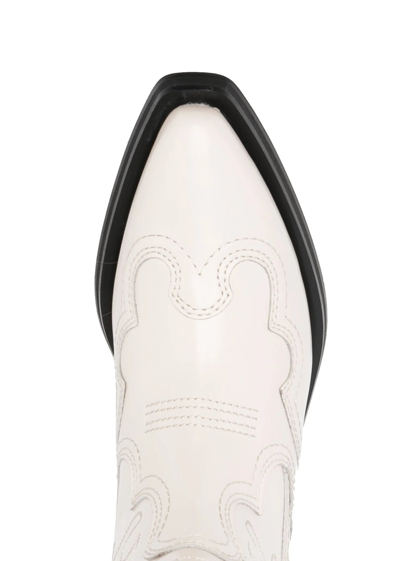 40mm embroidered mid-calf western boots