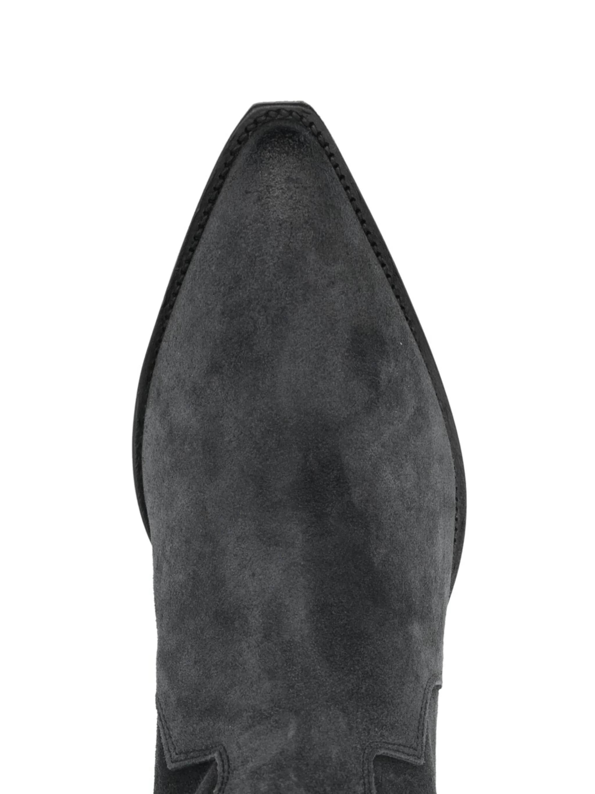 Denvee 50mm suede knee-high boots