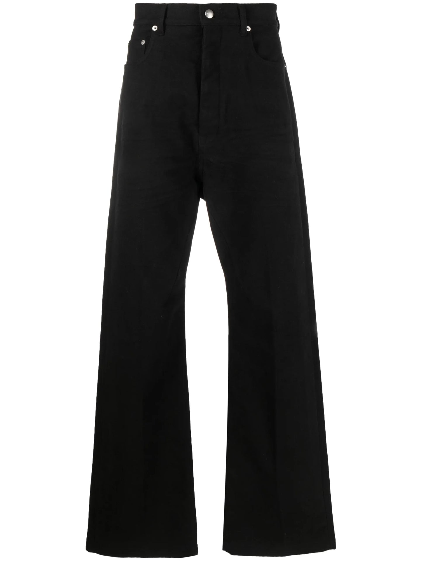 high-waisted wide-leg jeans