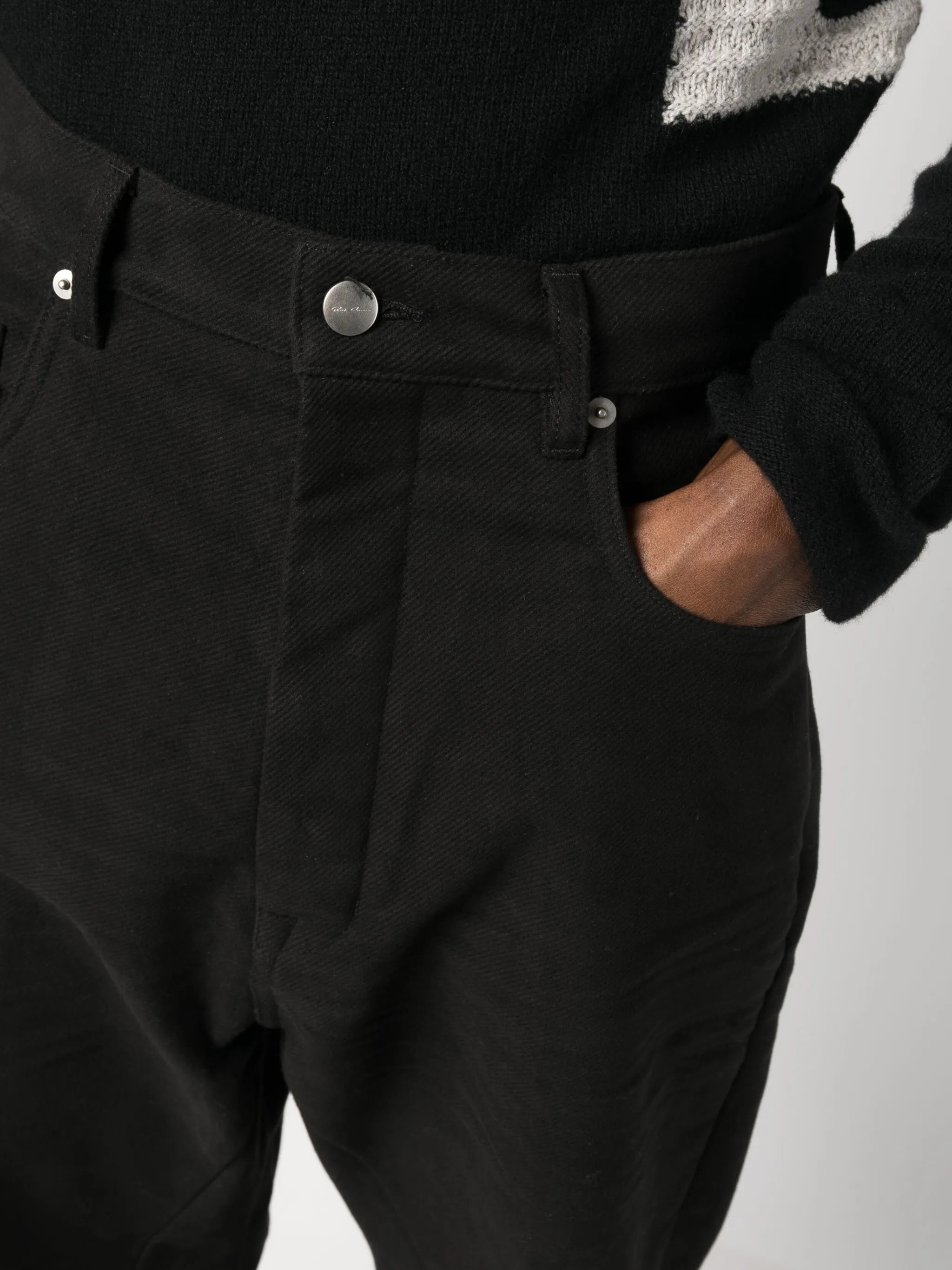 high-waisted wide-leg jeans