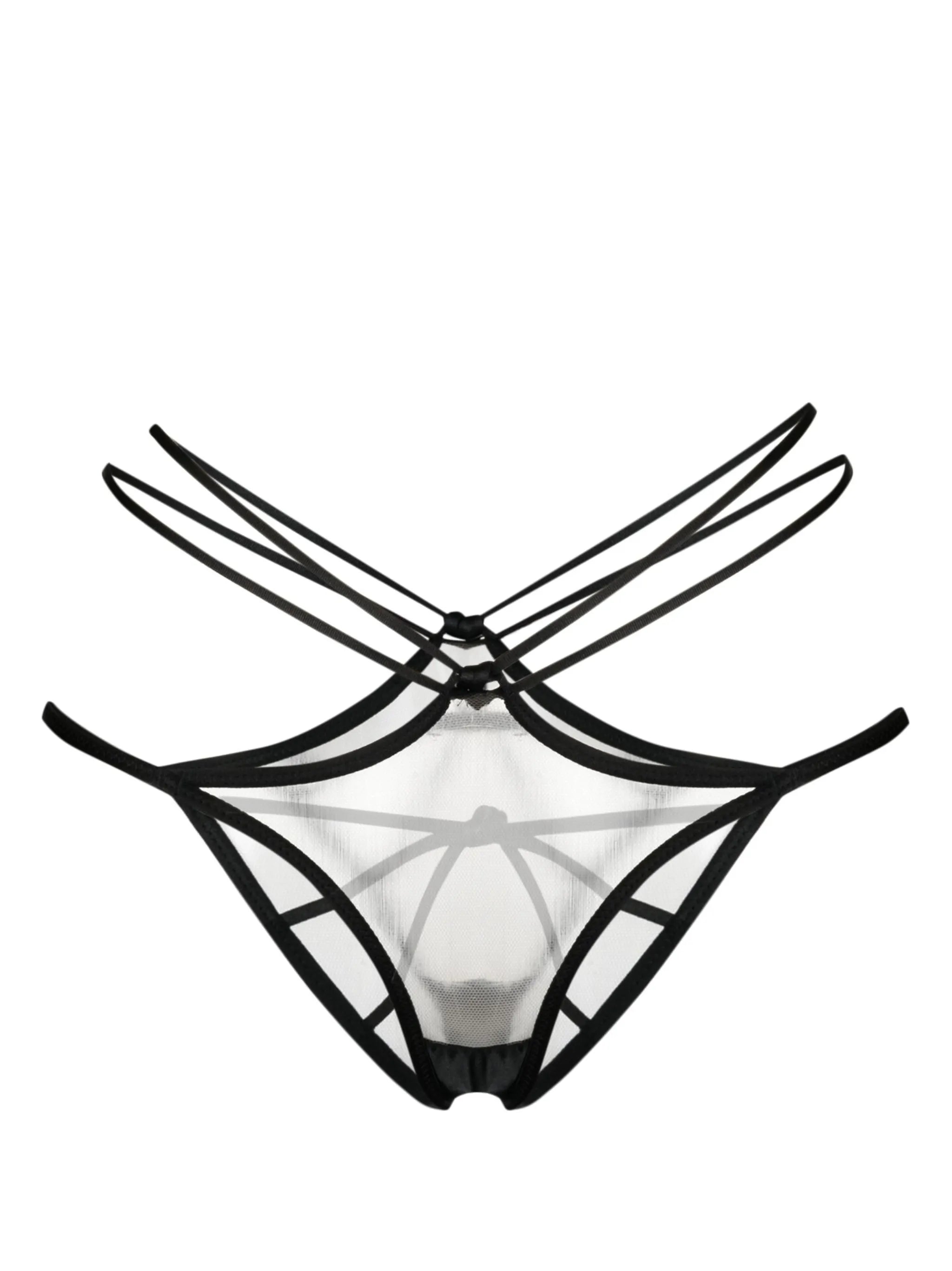 Ozara multi-straps tulle briefs