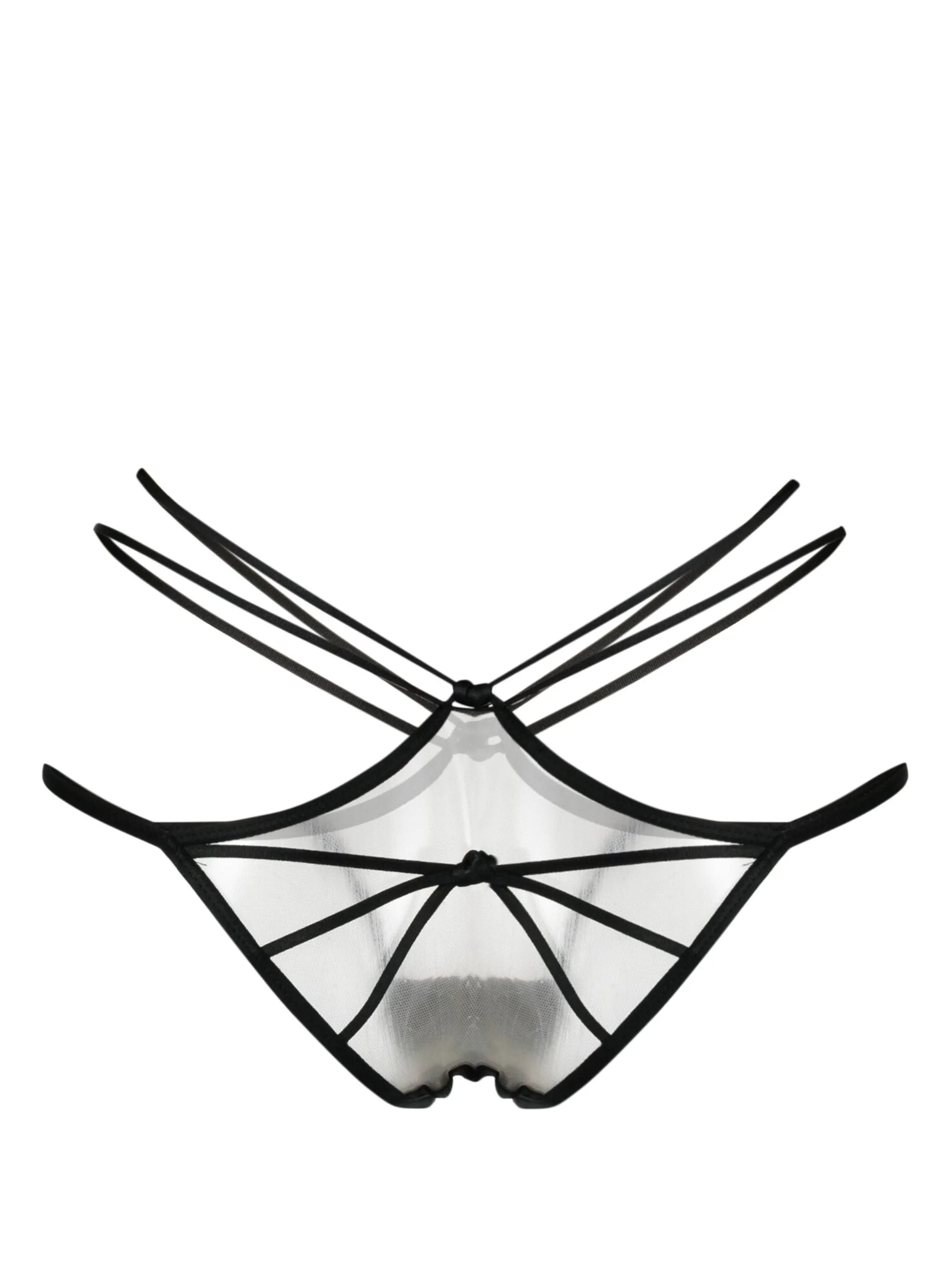 Ozara multi-straps tulle briefs