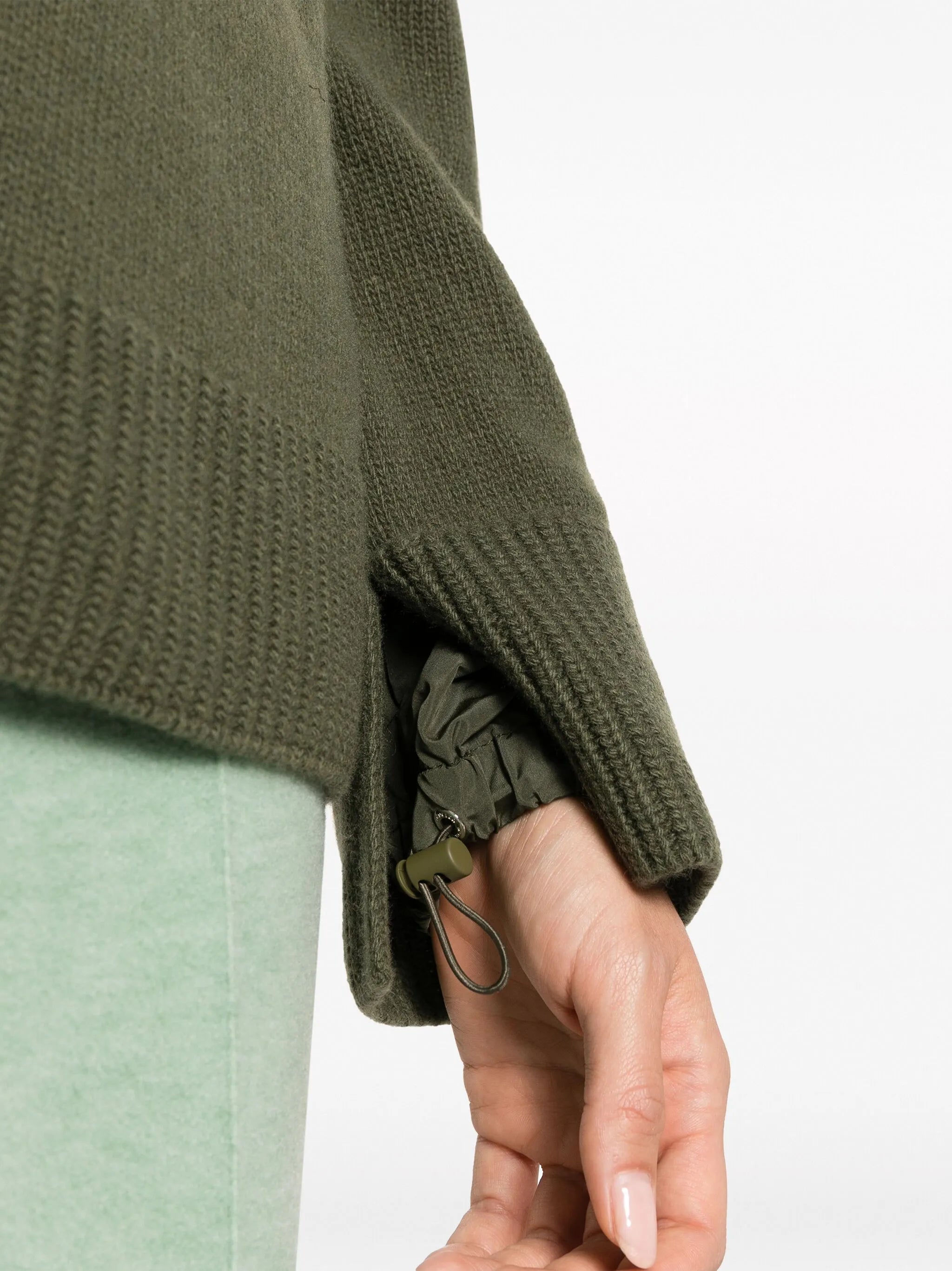 high-neck wool jumper