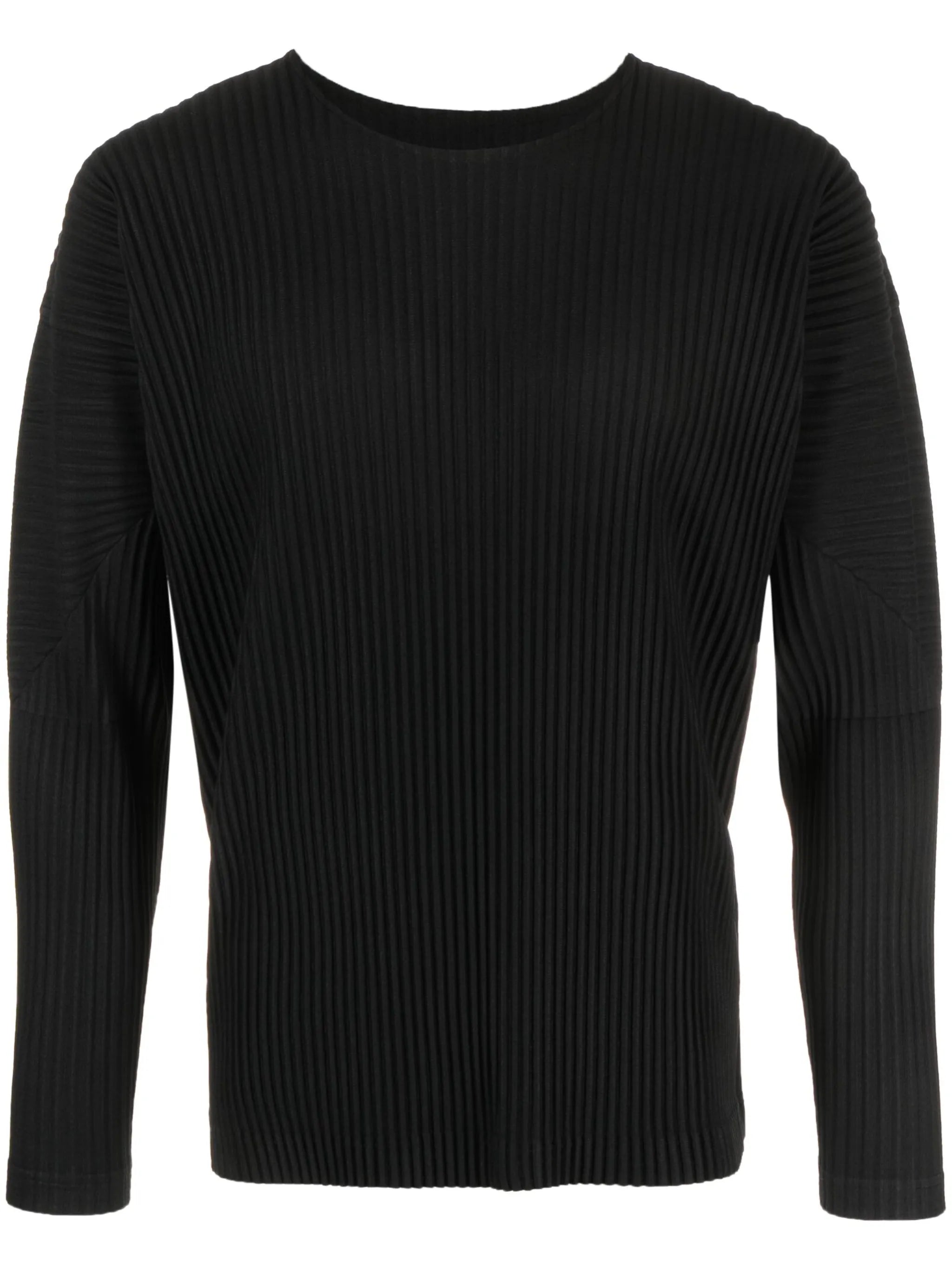 plissé long-sleeve T-shirt