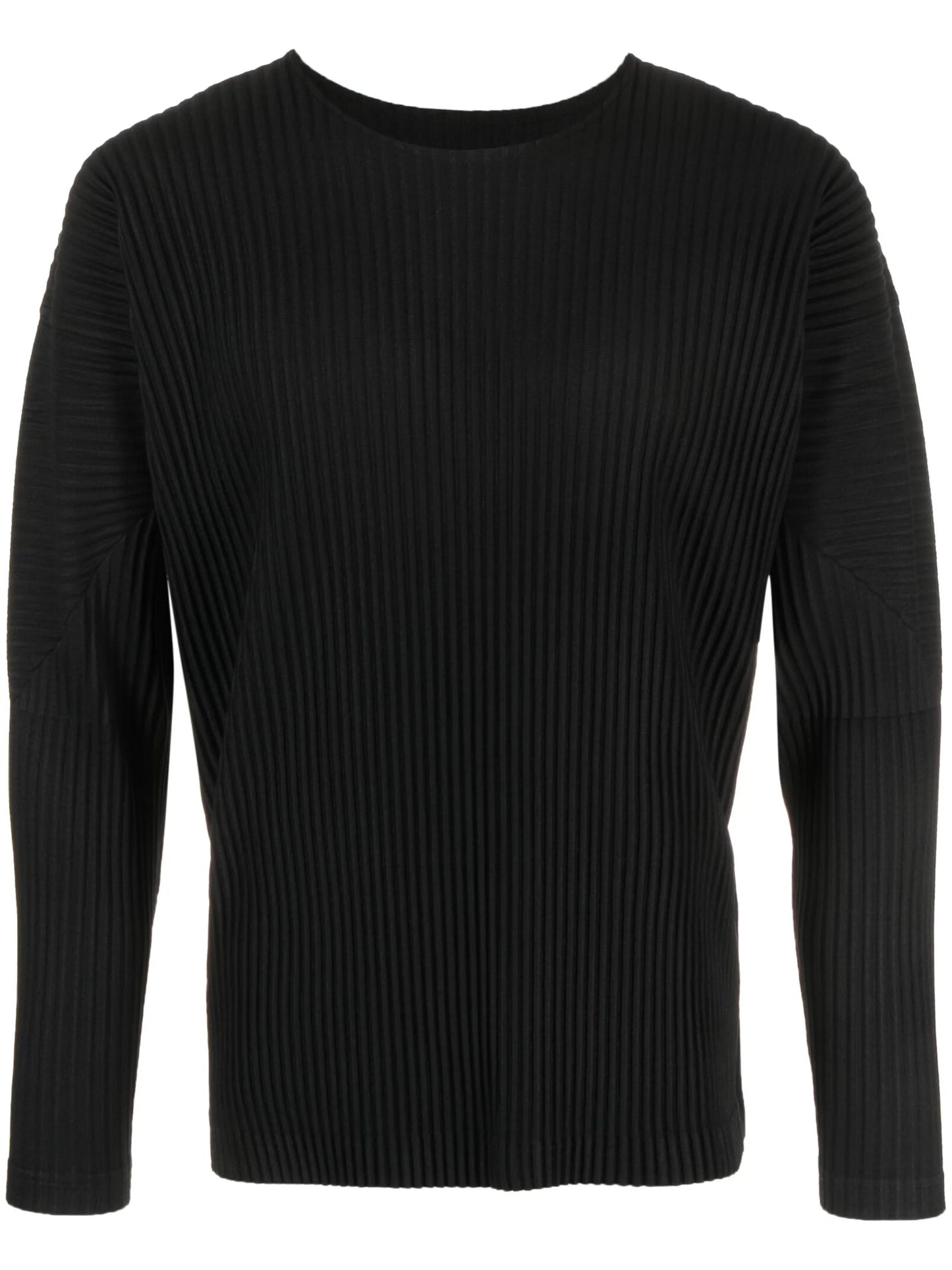 plissé long-sleeve T-shirt
