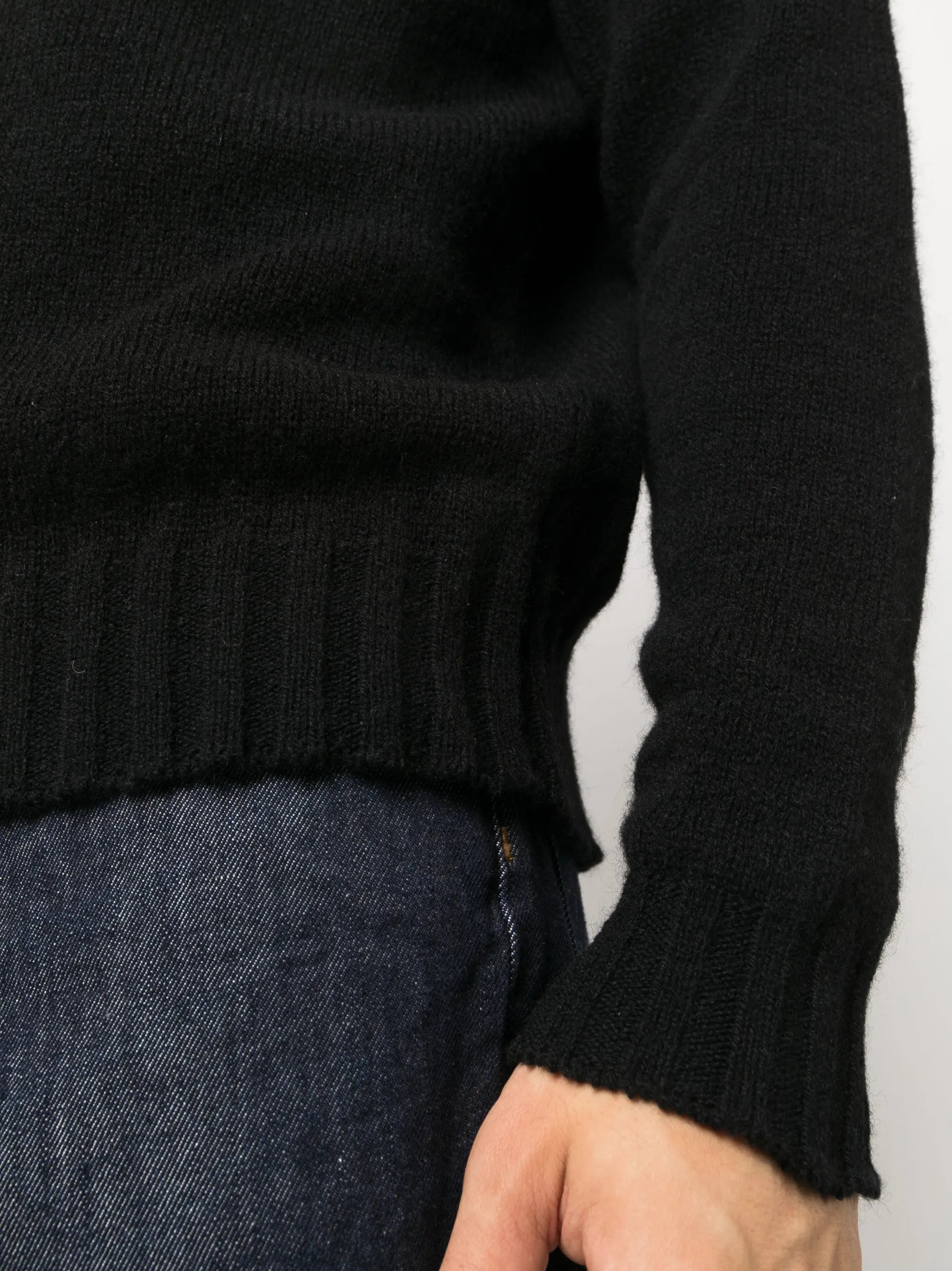 crew-neck wool-cashmere blend jumper
