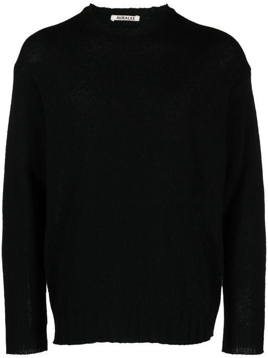 crew-neck wool-cashmere blend jumper