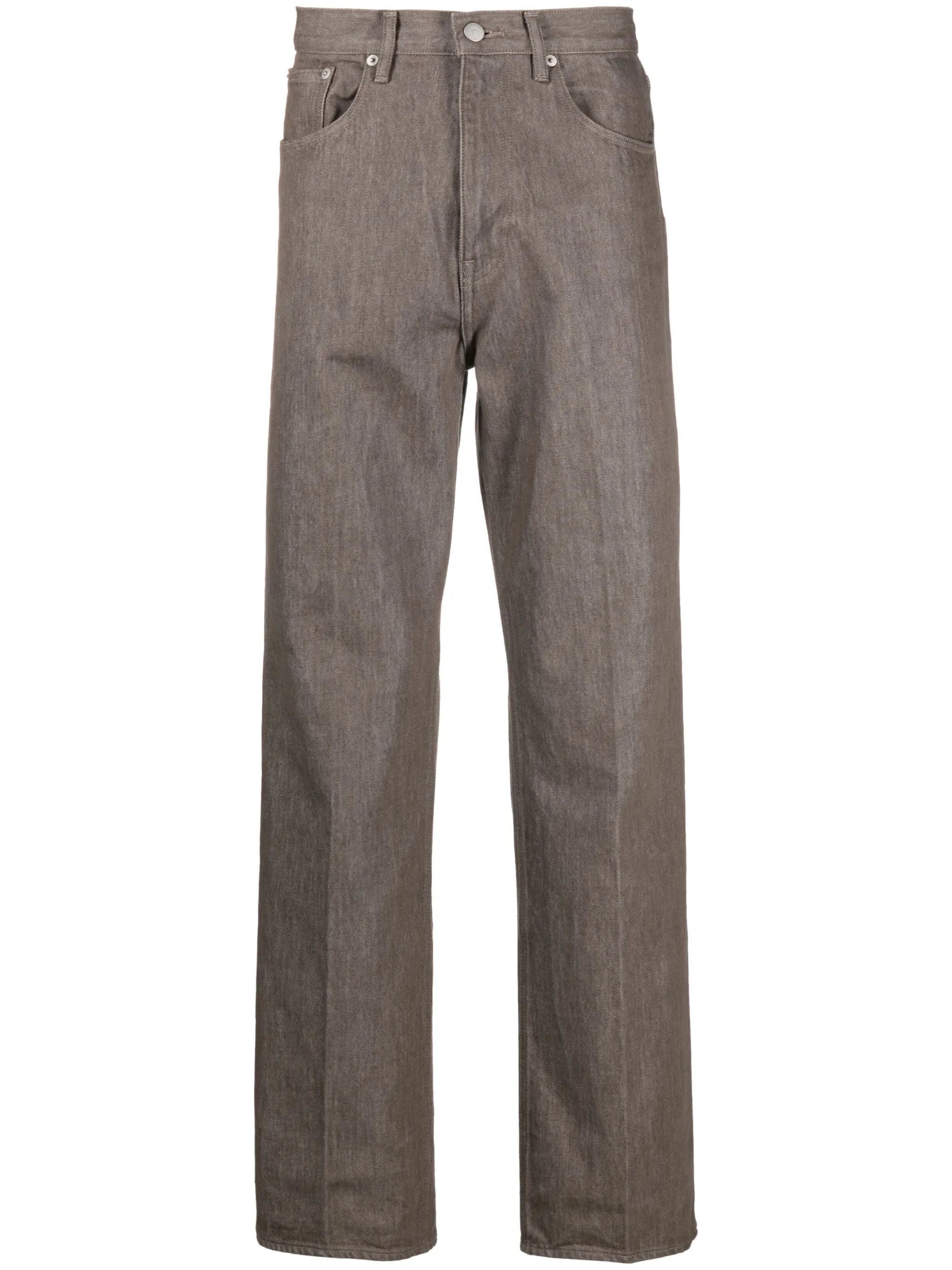 straight-leg jeans