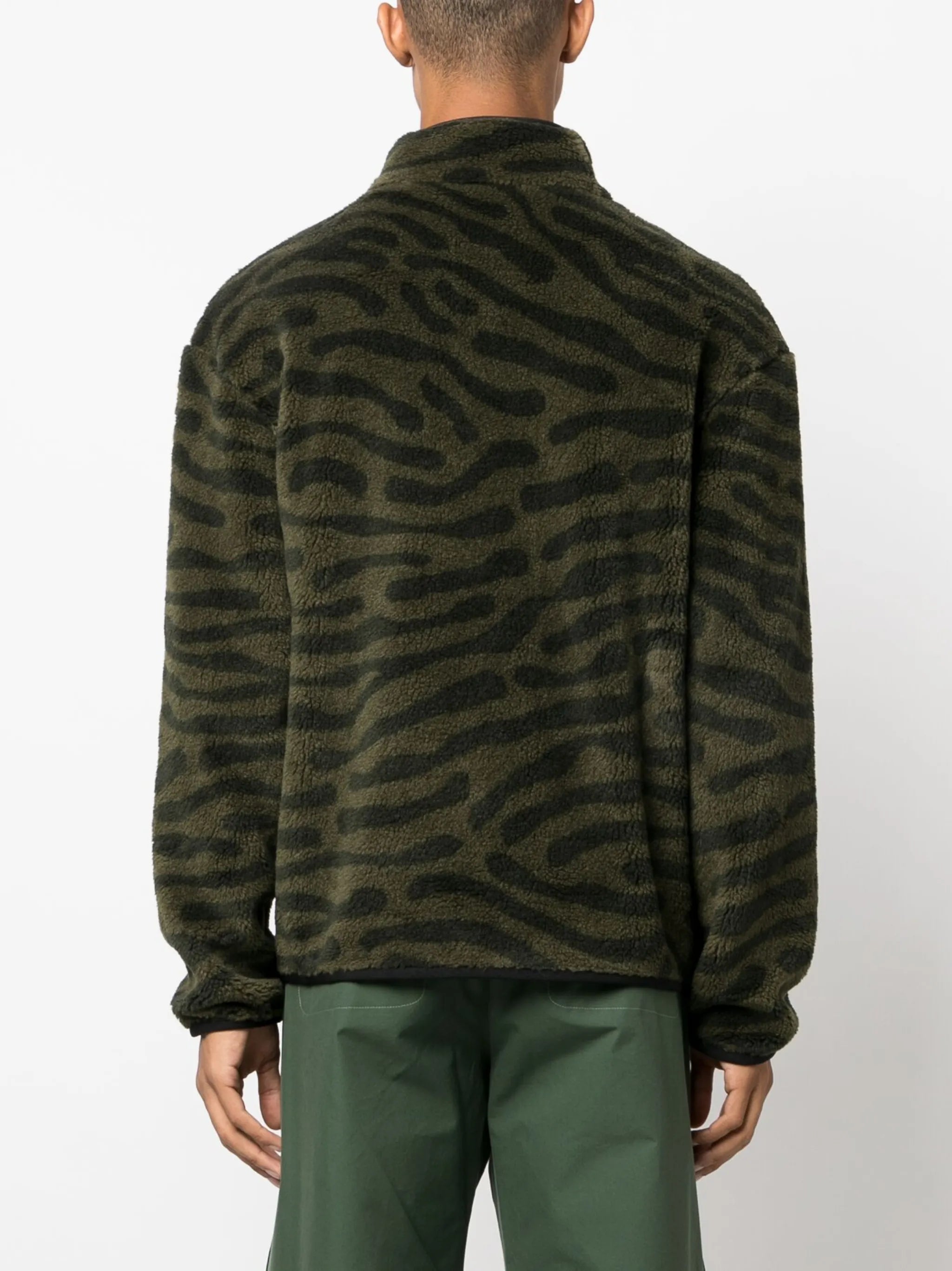 x Salehe Bembury fleece zip-up sweatshirt