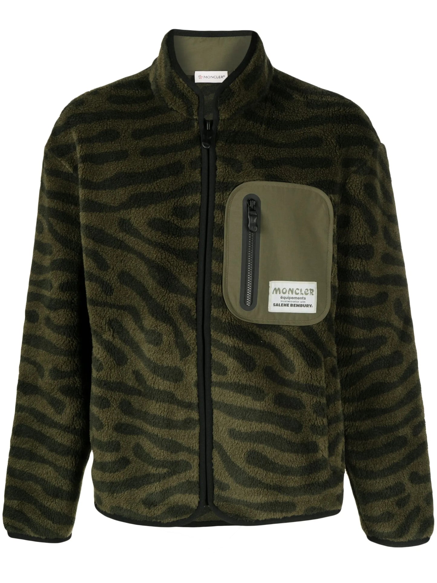 x Salehe Bembury fleece zip-up sweatshirt