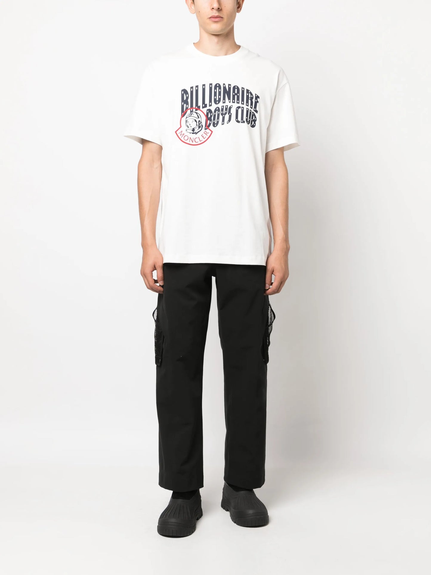 x BBC logo-print cotton T-shirt
