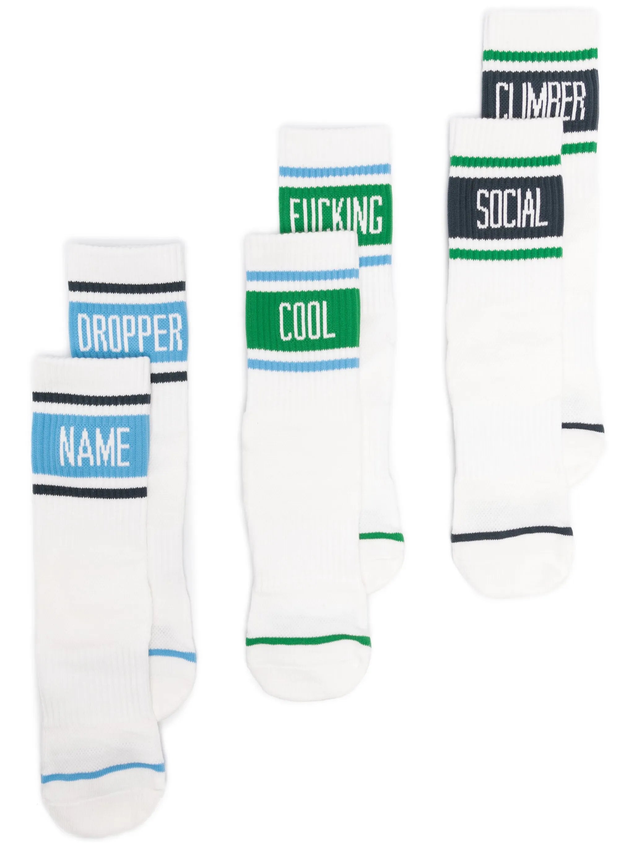 Ayda ribbed-knit socks (pack of three)