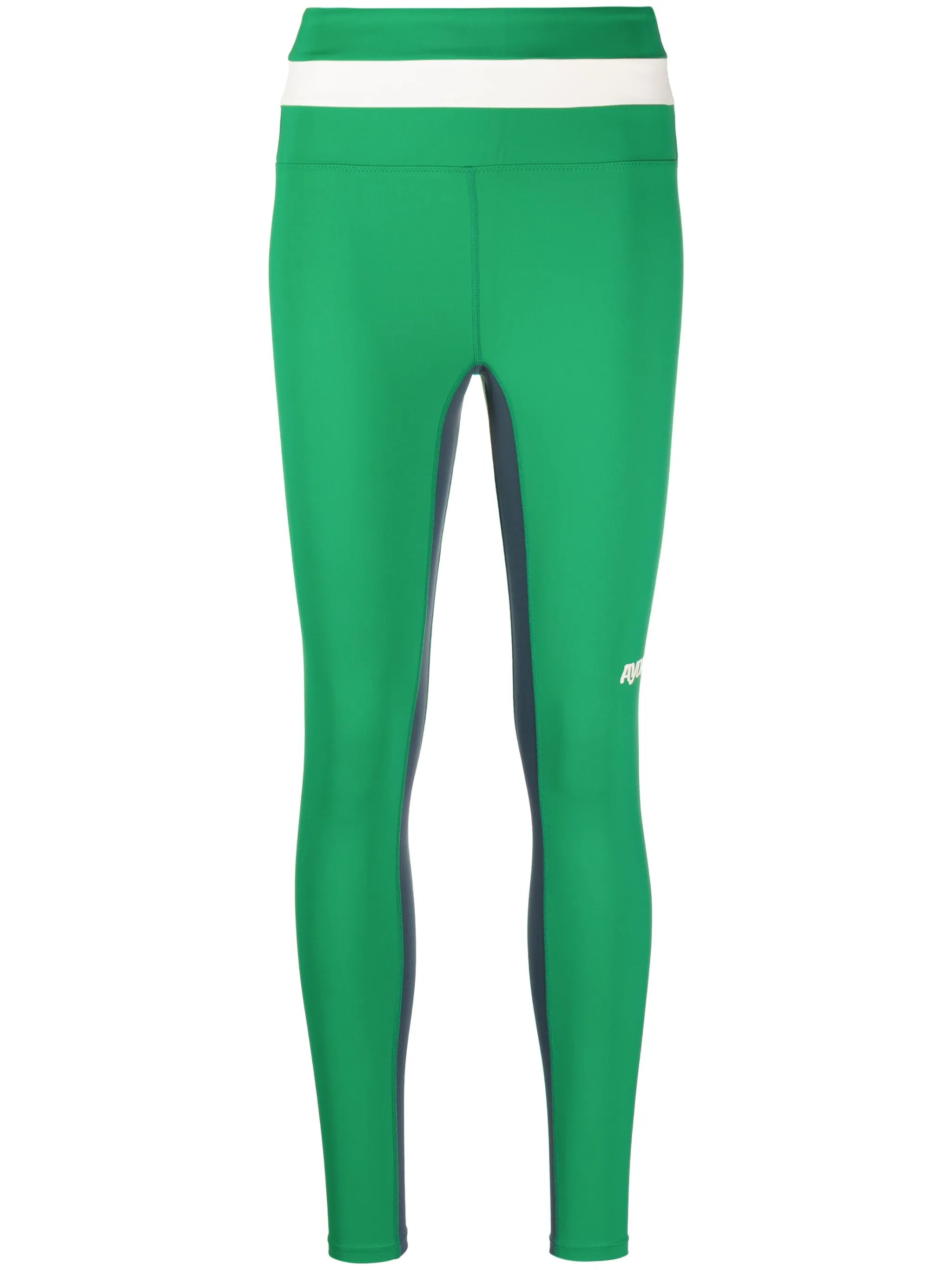 Chloe contrasting panel-detail leggings