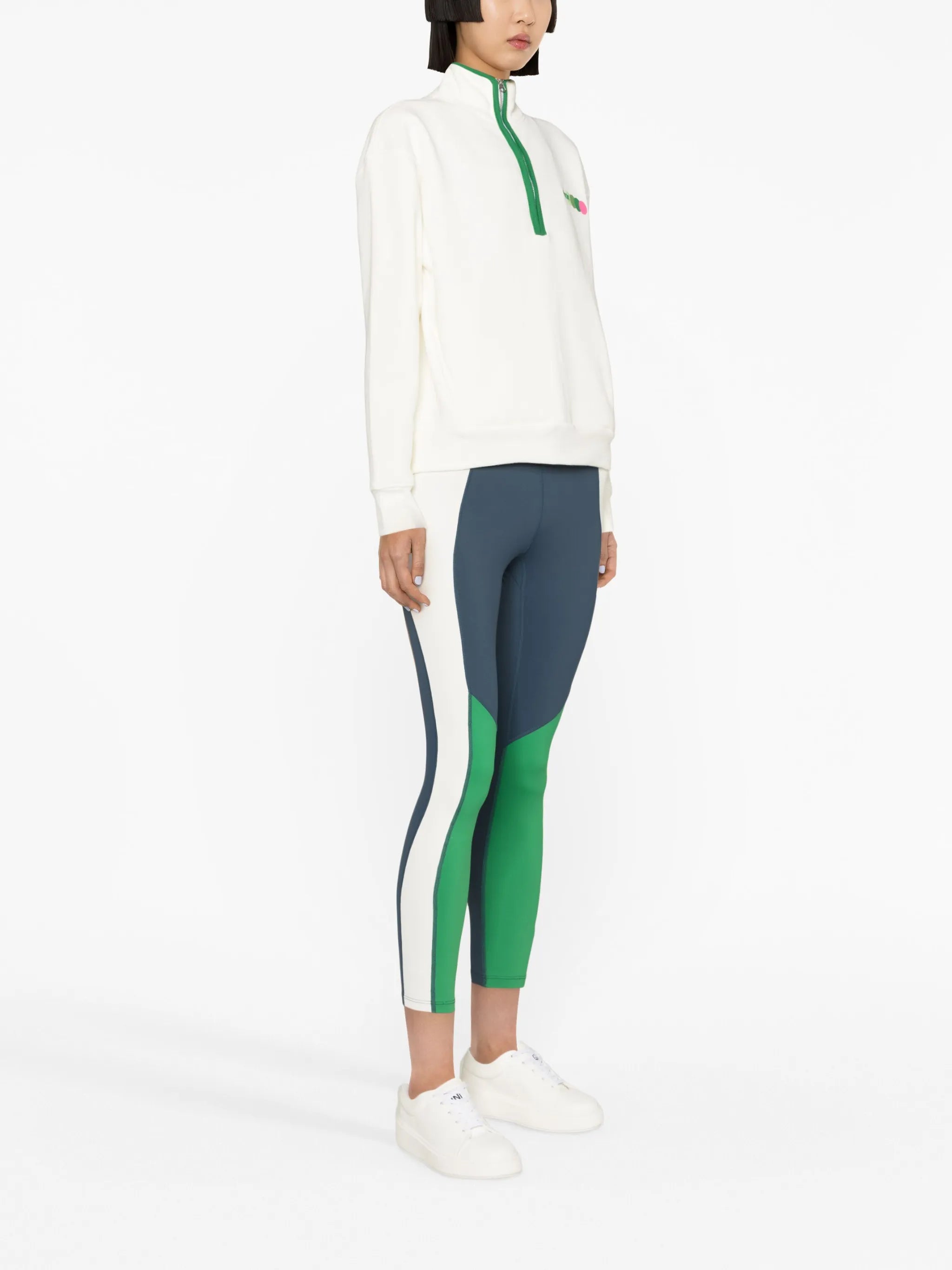 Chloe half-zip fleece sweatshirt