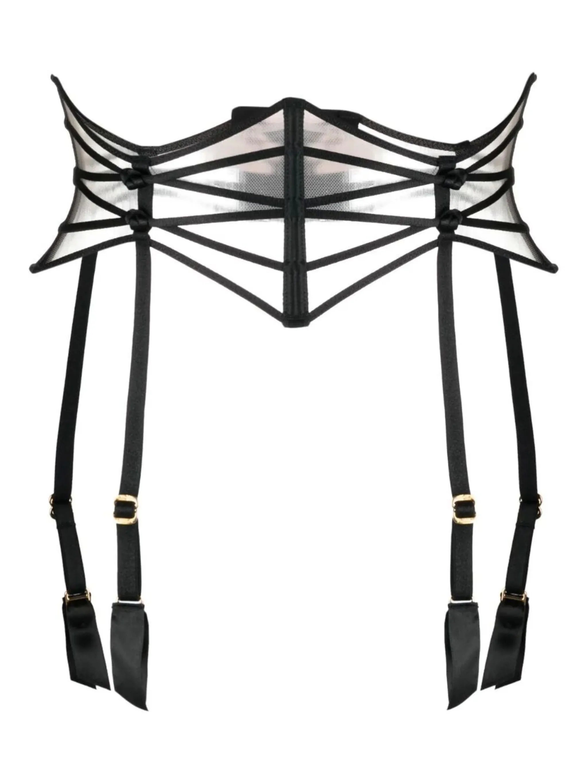 Ozara corset-style tulle suspender