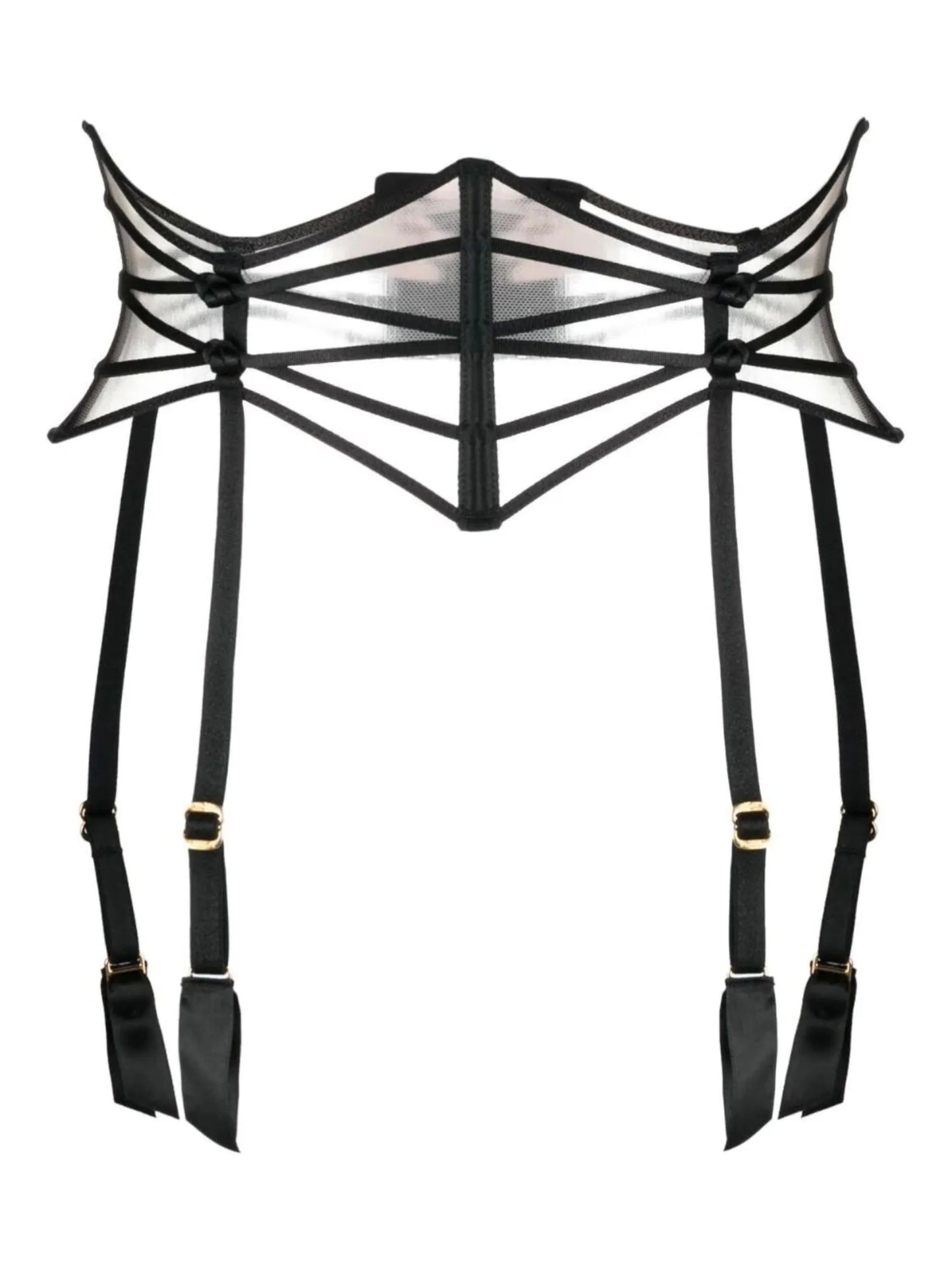 Ozara corset-style tulle suspender