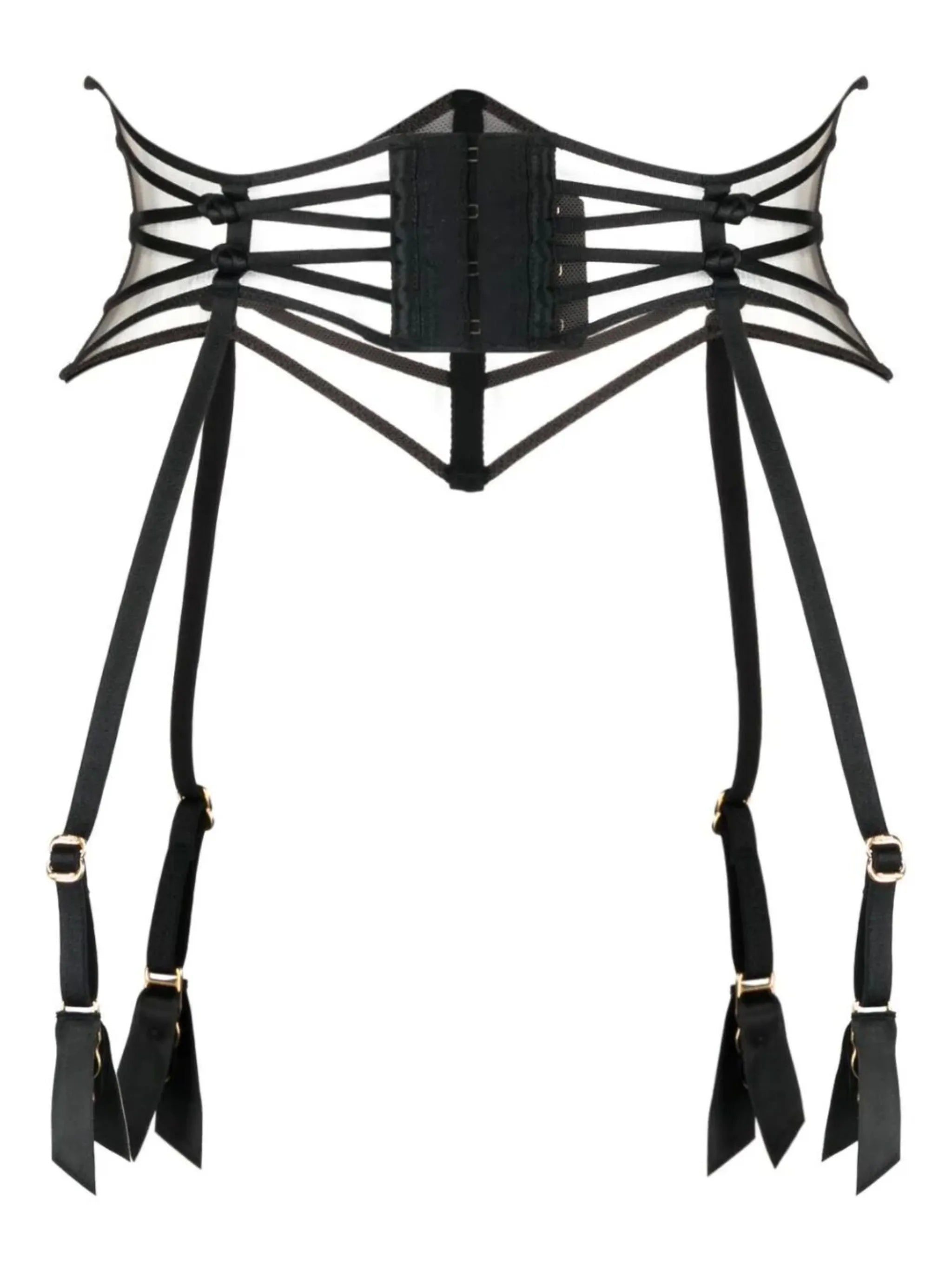 Ozara corset-style tulle suspender