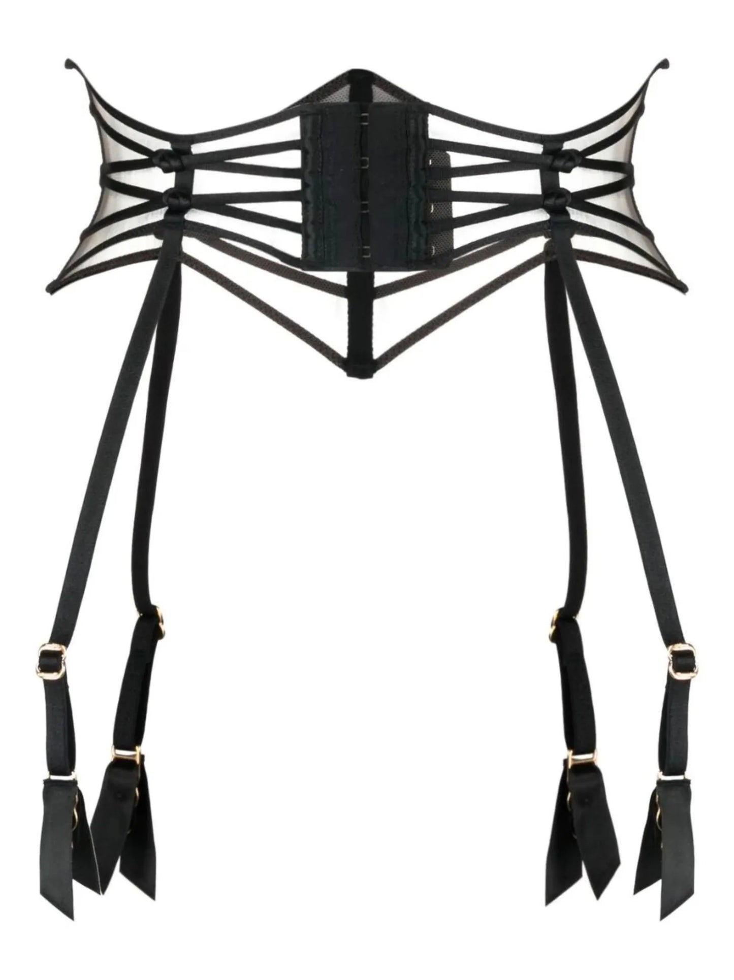 Ozara corset-style tulle suspender