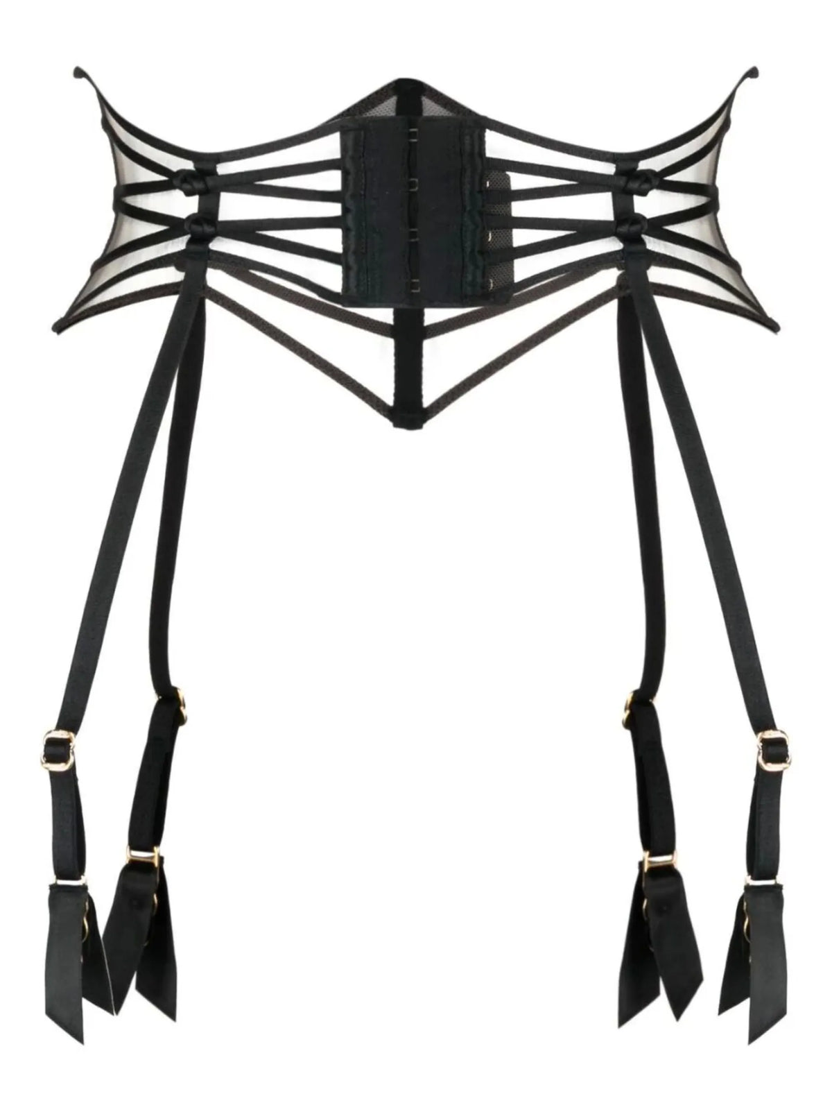 Ozara corset-style tulle suspender