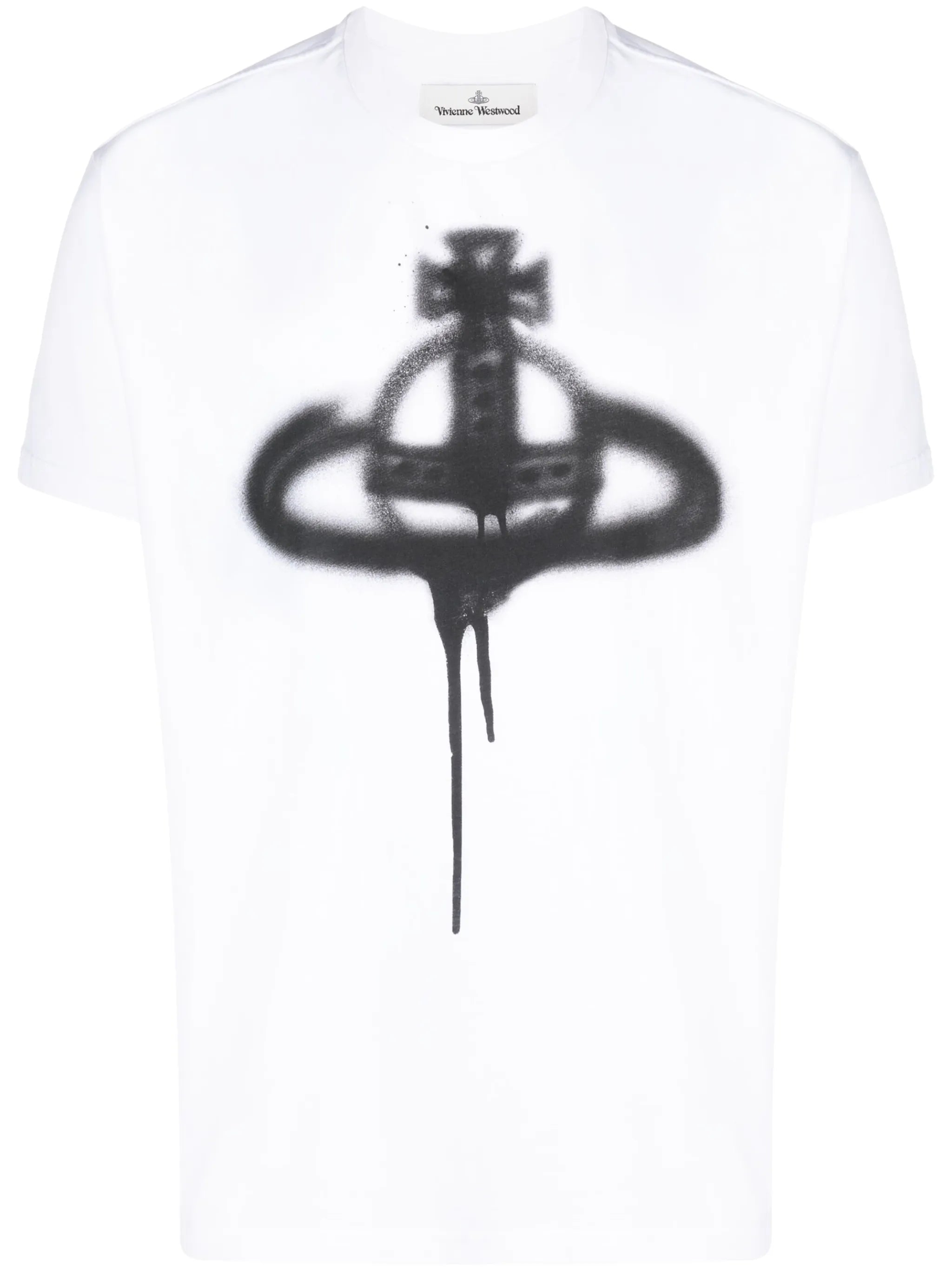Orb spray-print T-shirt
