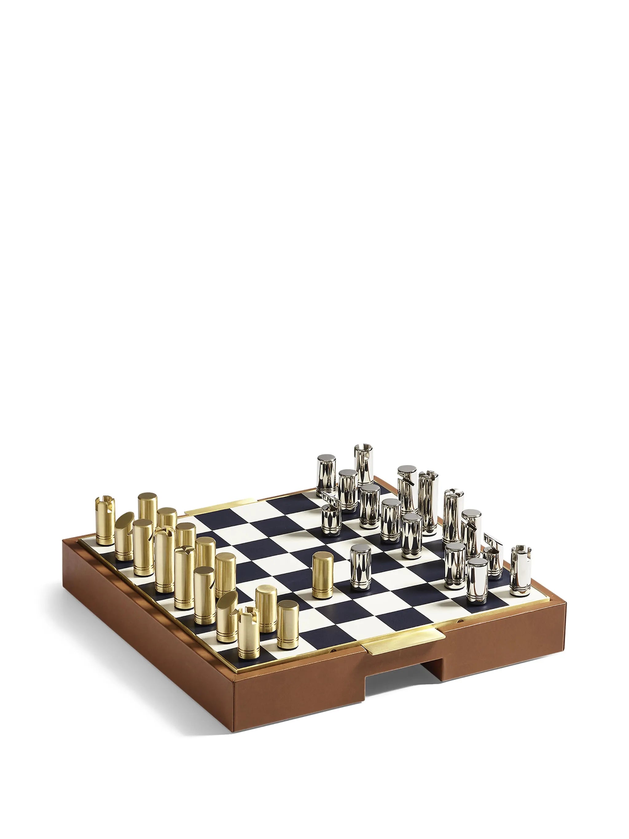 Fowler chess and checkers set