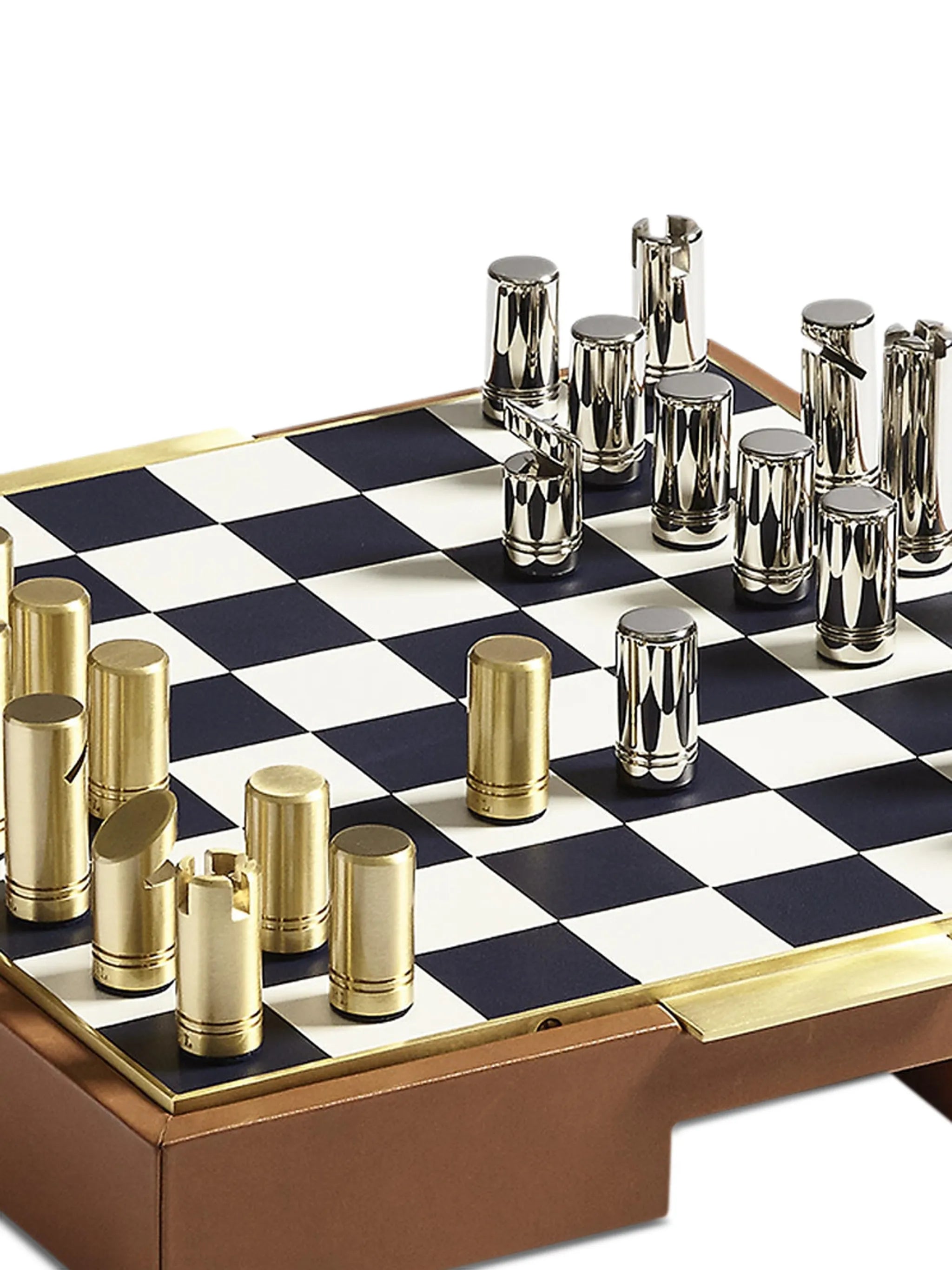 Fowler chess and checkers set
