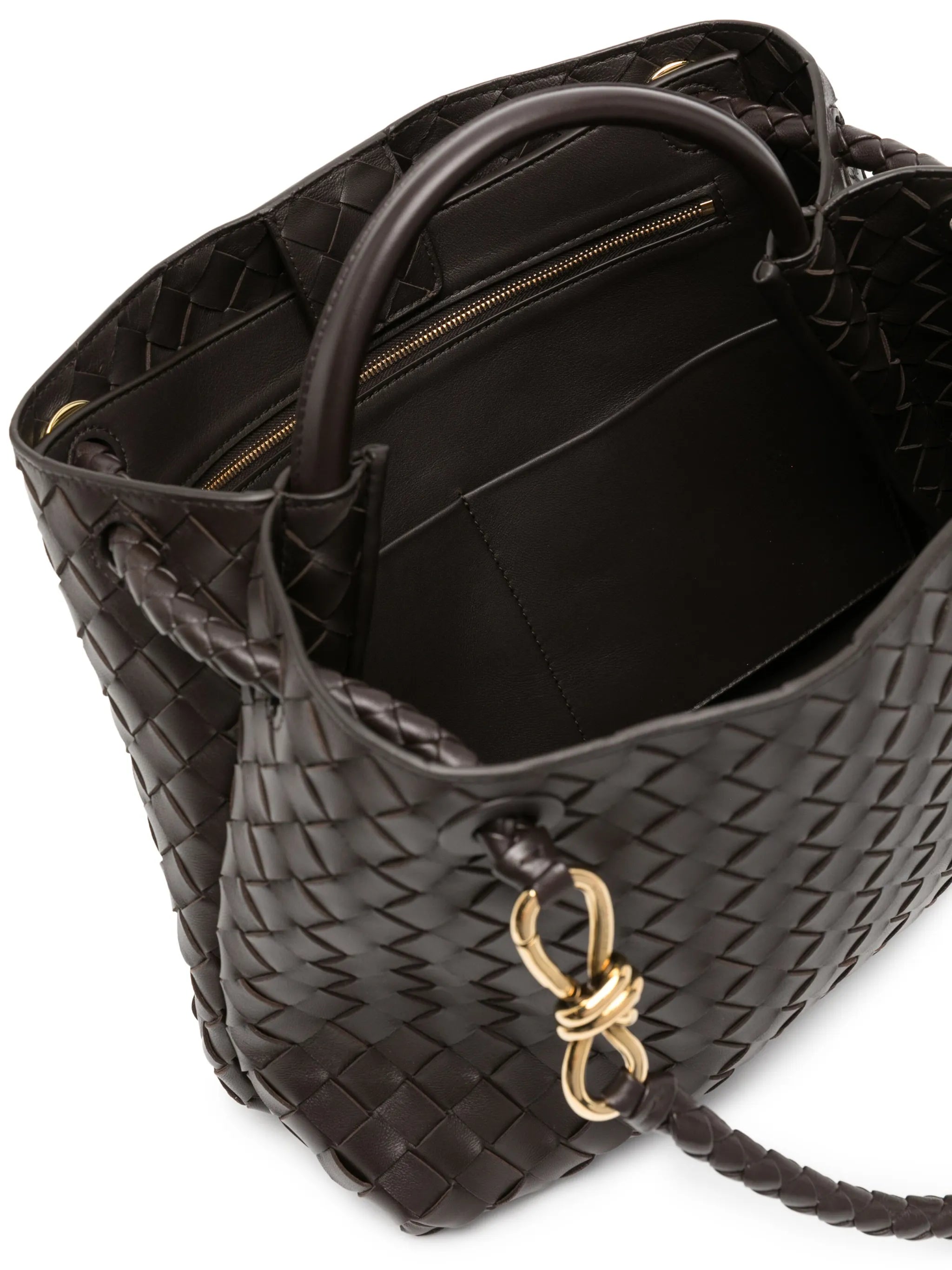 medium Andiamo leather tote bag