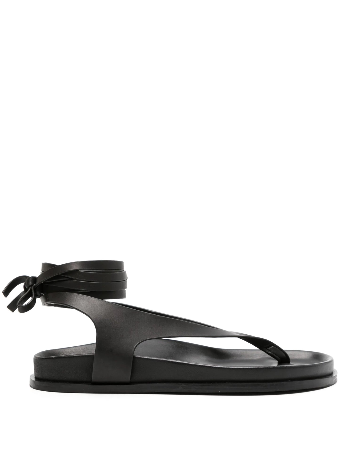 Shel leather sandals