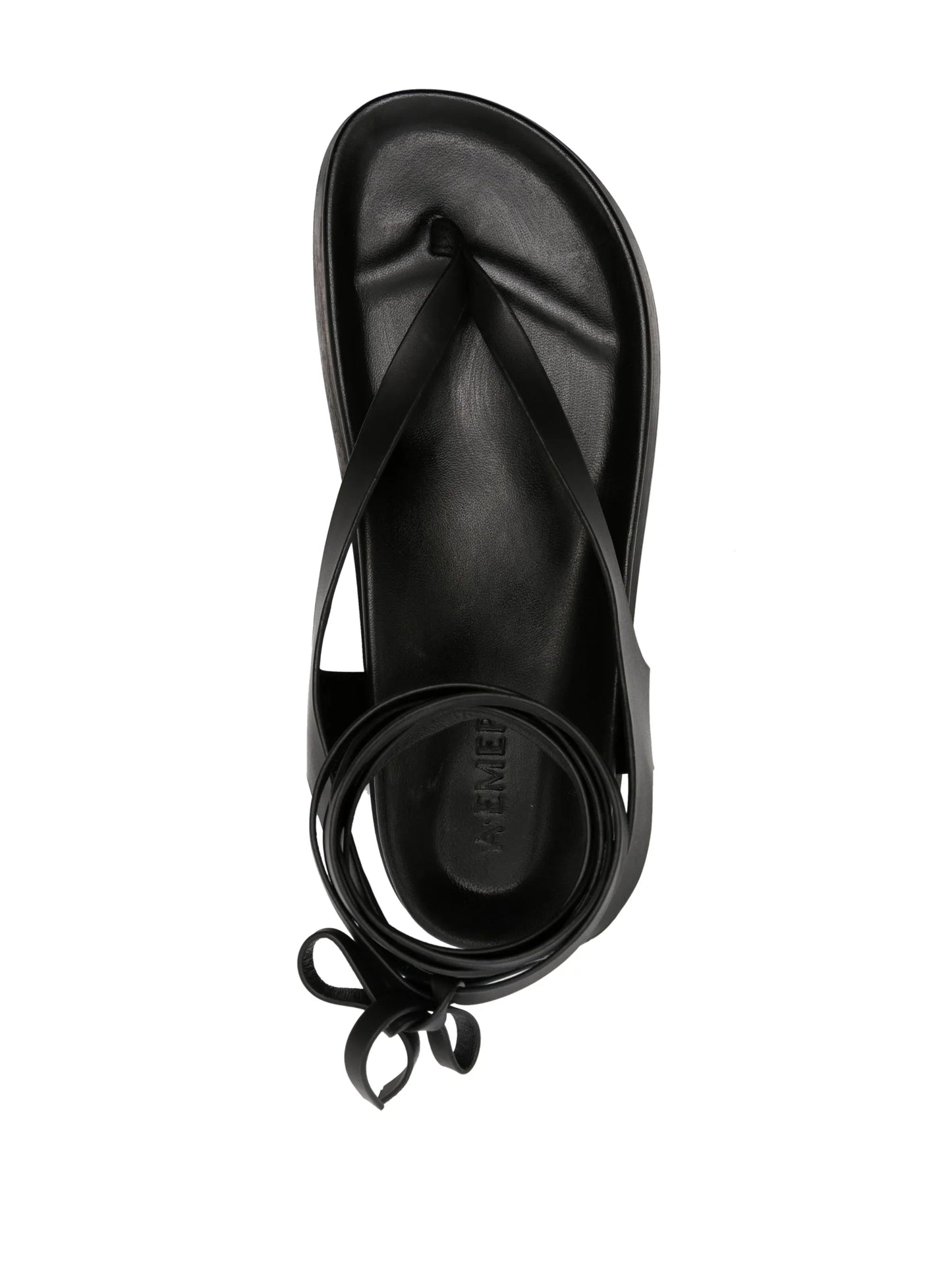 Shel leather sandals