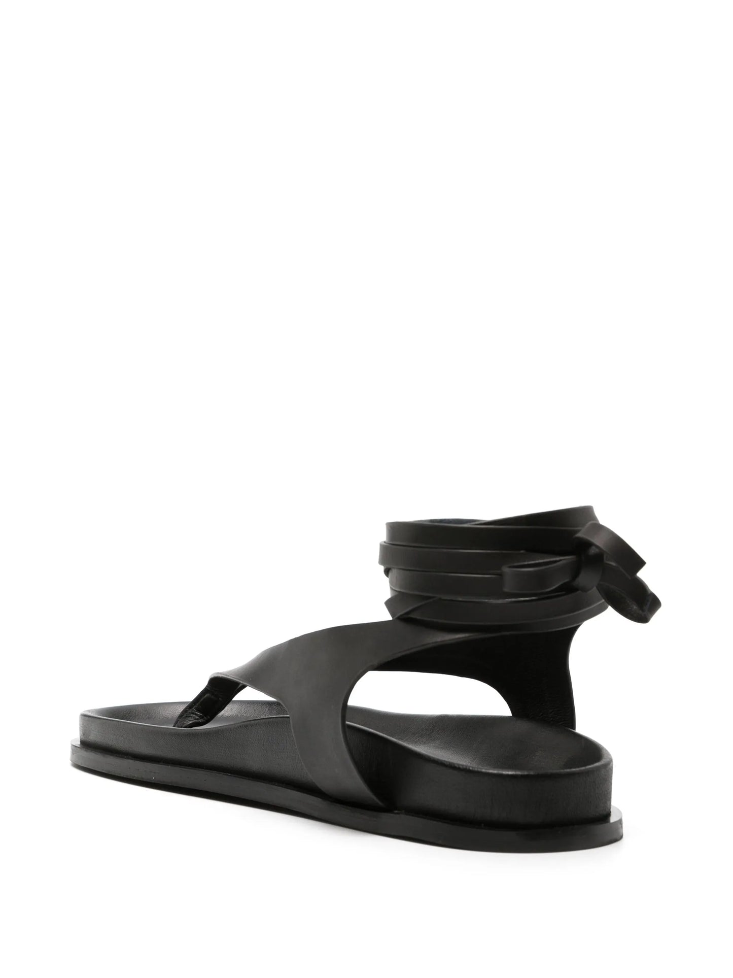 Shel leather sandals