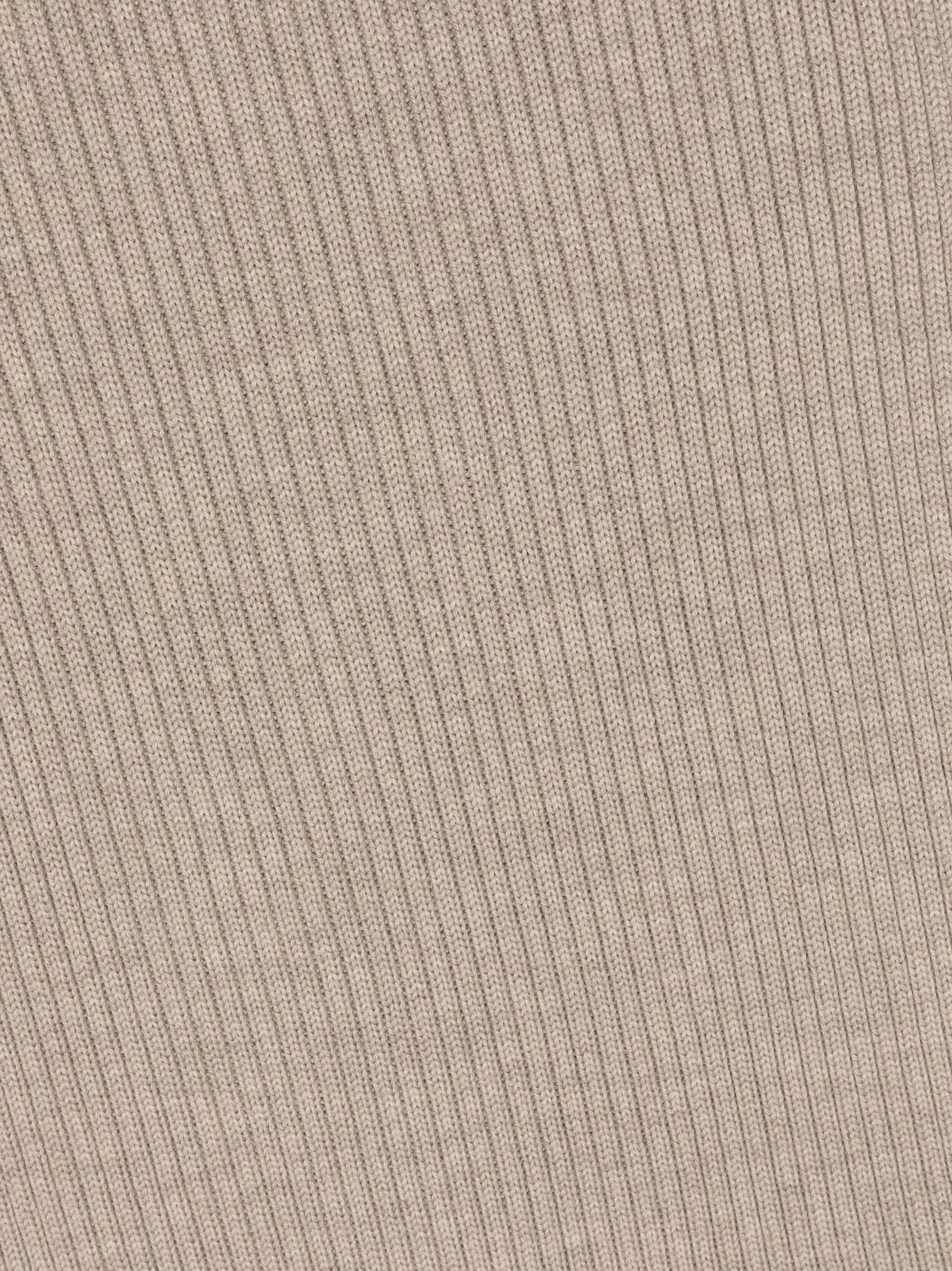 logo-embroidered ribbed-knit scarf