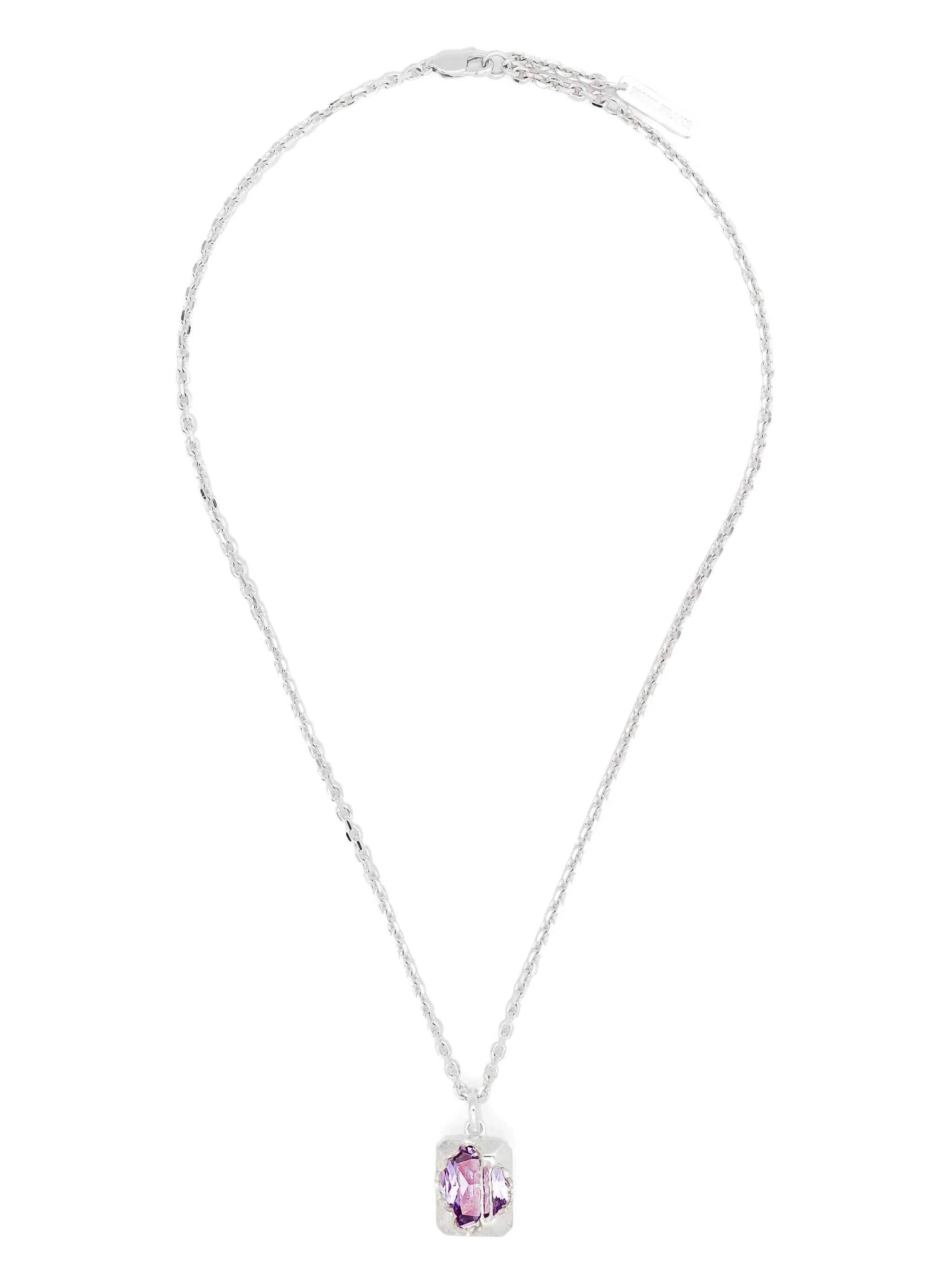 sterling silver Zong pendant necklace
