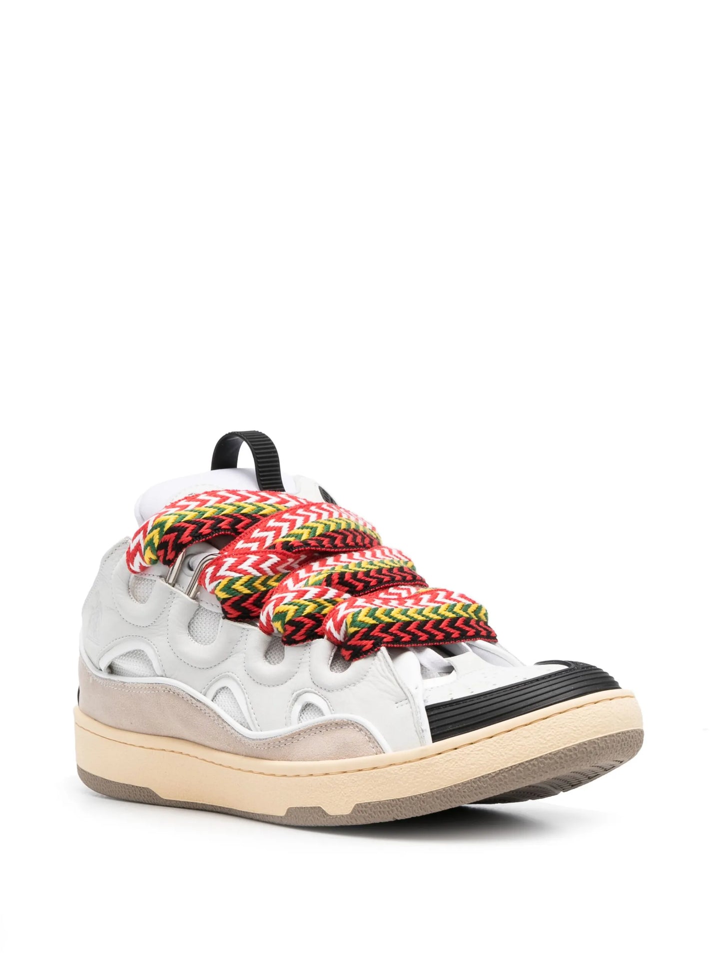 Curb low-top leather sneakers