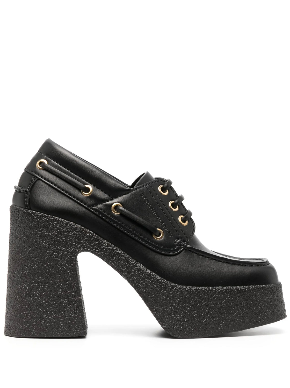 115mm textured platform loafers