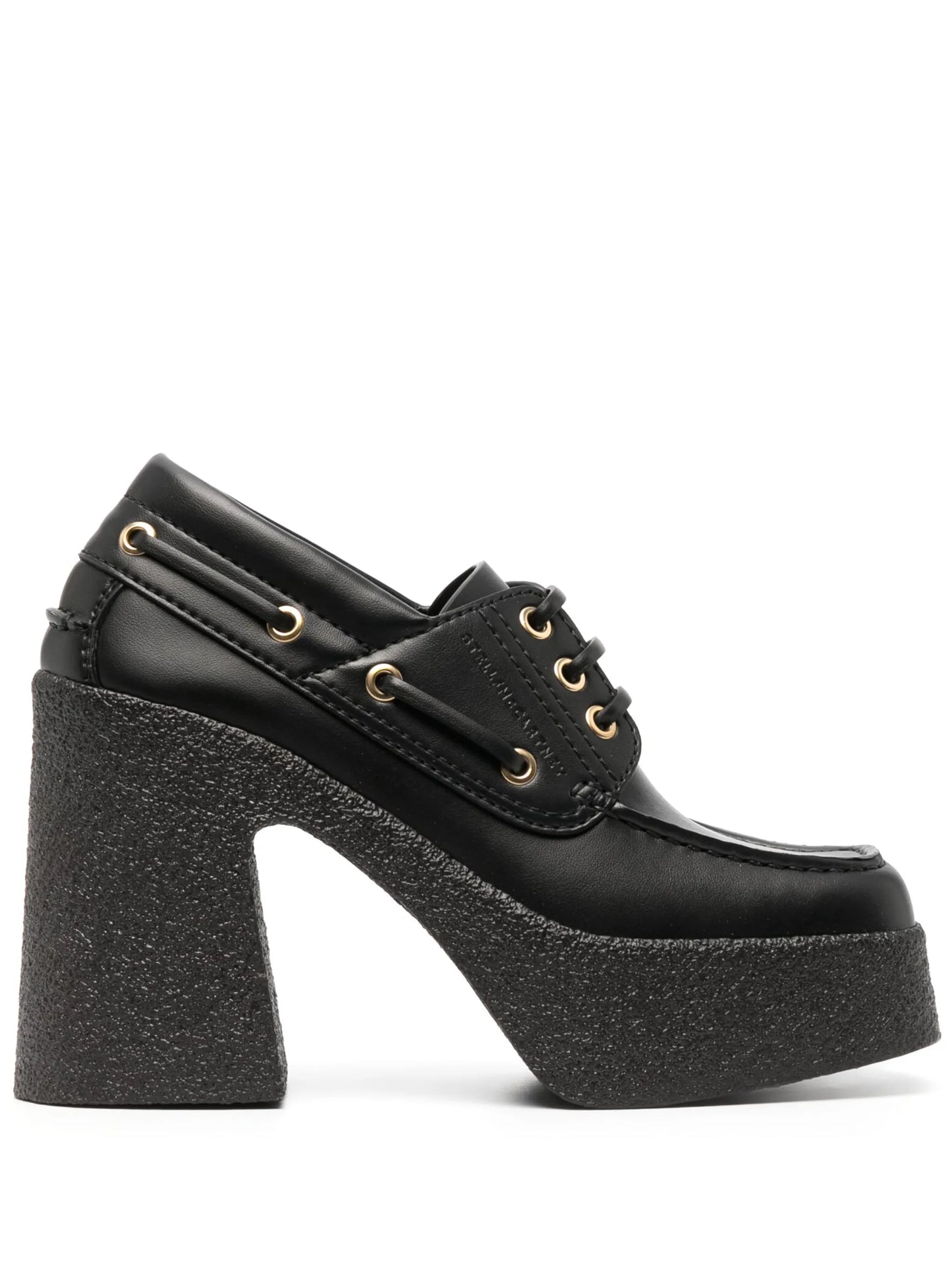 115mm textured platform loafers