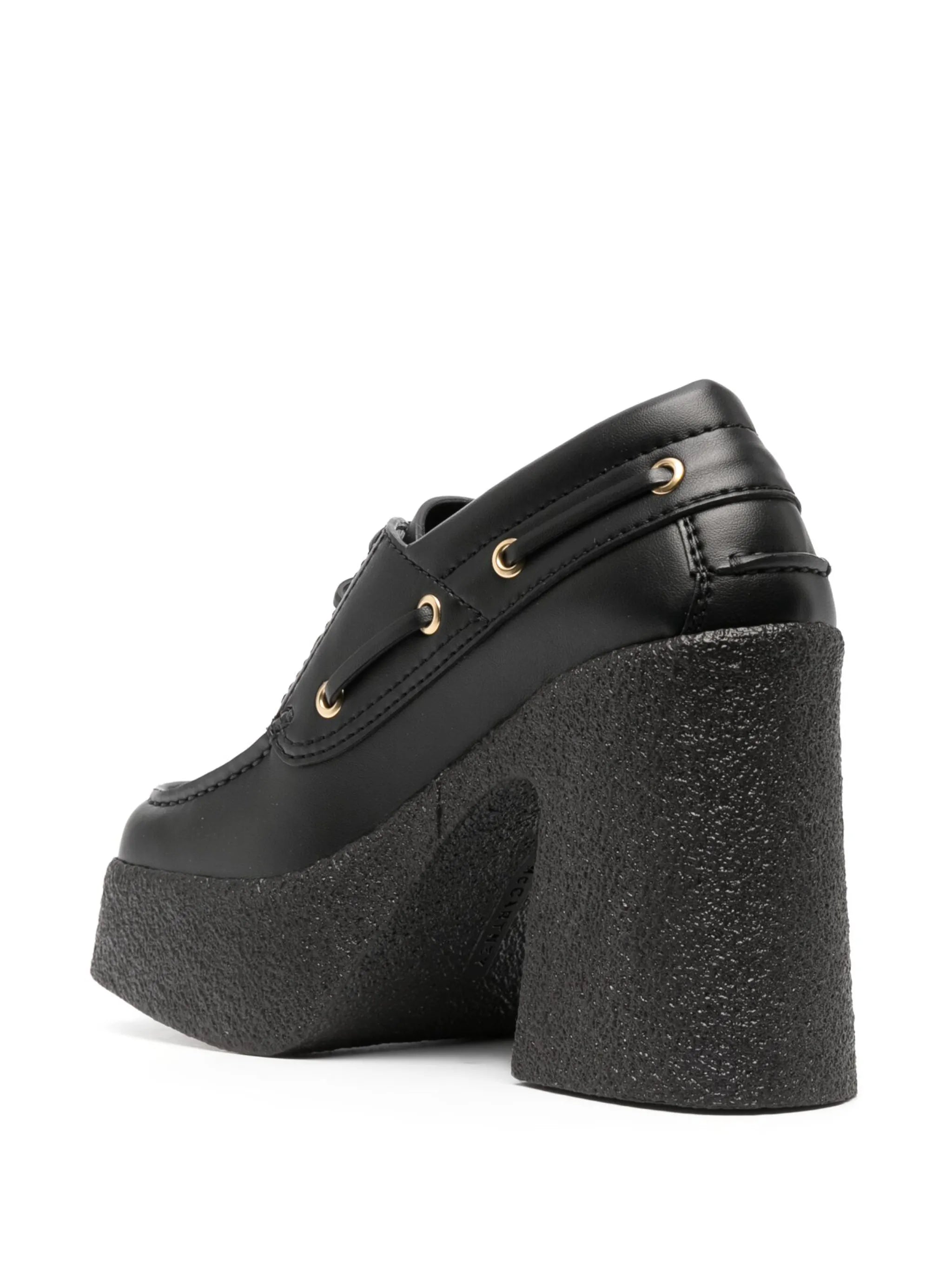 115mm textured platform loafers